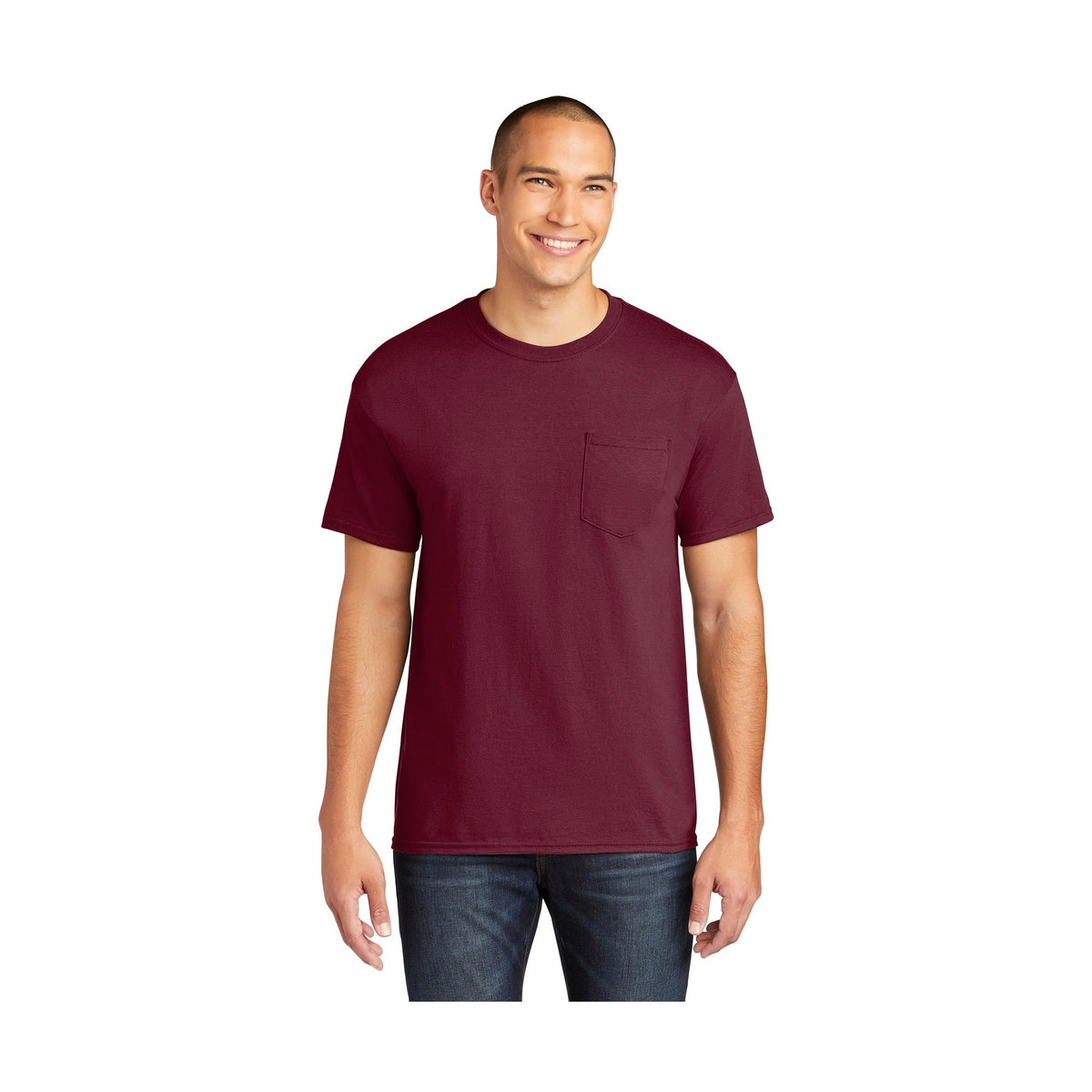 Gildan Men's Heavy Cotton 100% Cotton Pocket T-Shirt