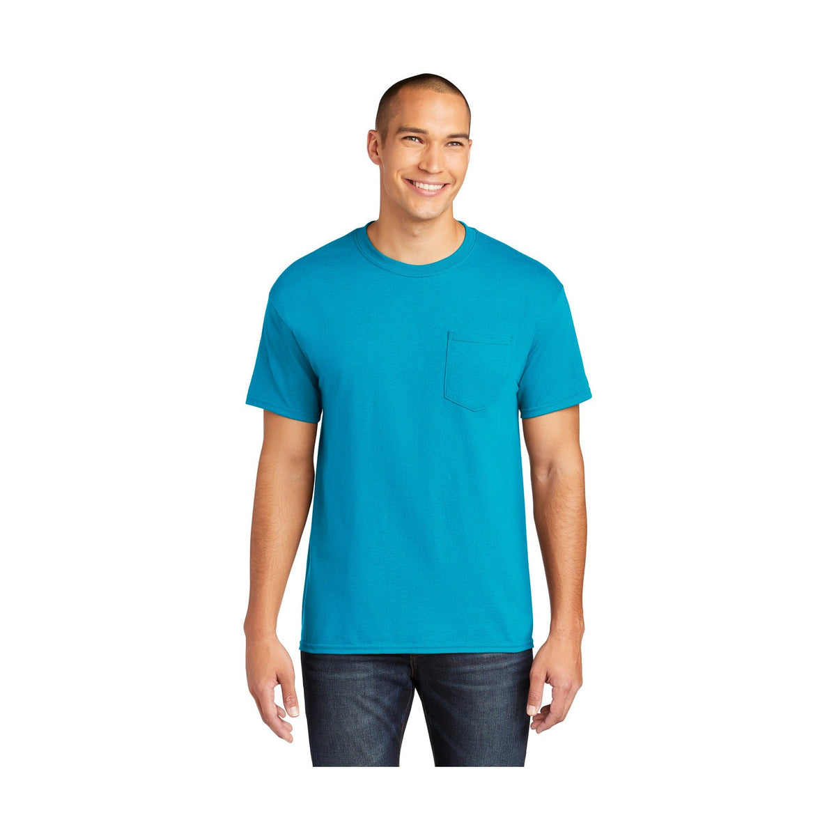 Gildan Men's Heavy Cotton 100% Cotton Pocket T-Shirt