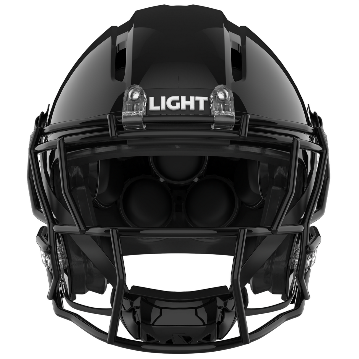 Light Helmets Adult Apache Football Helmet with Attached Facemask-2