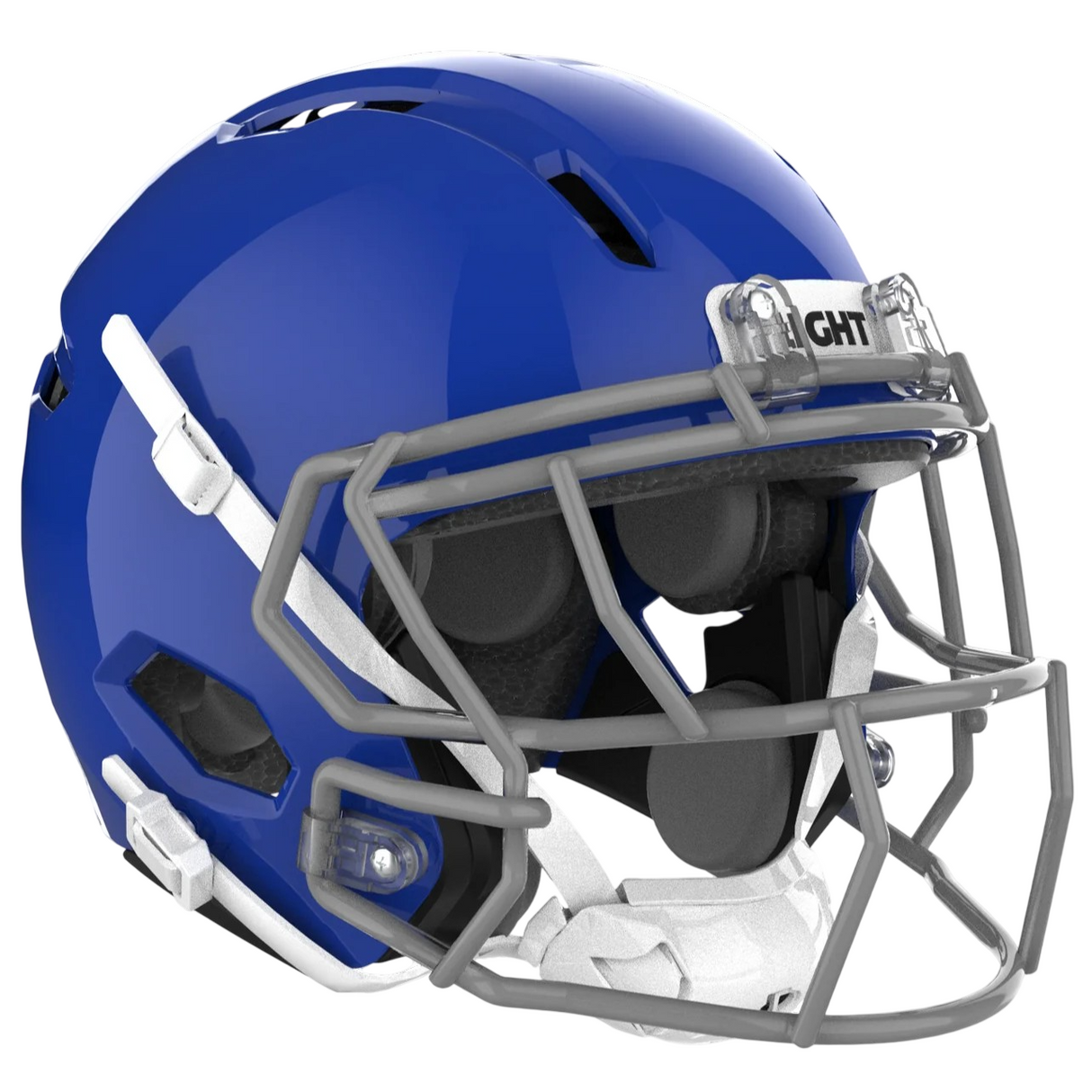 Light Helmets Youth Apache Lightning Football Helmet with Attached Facemask-1