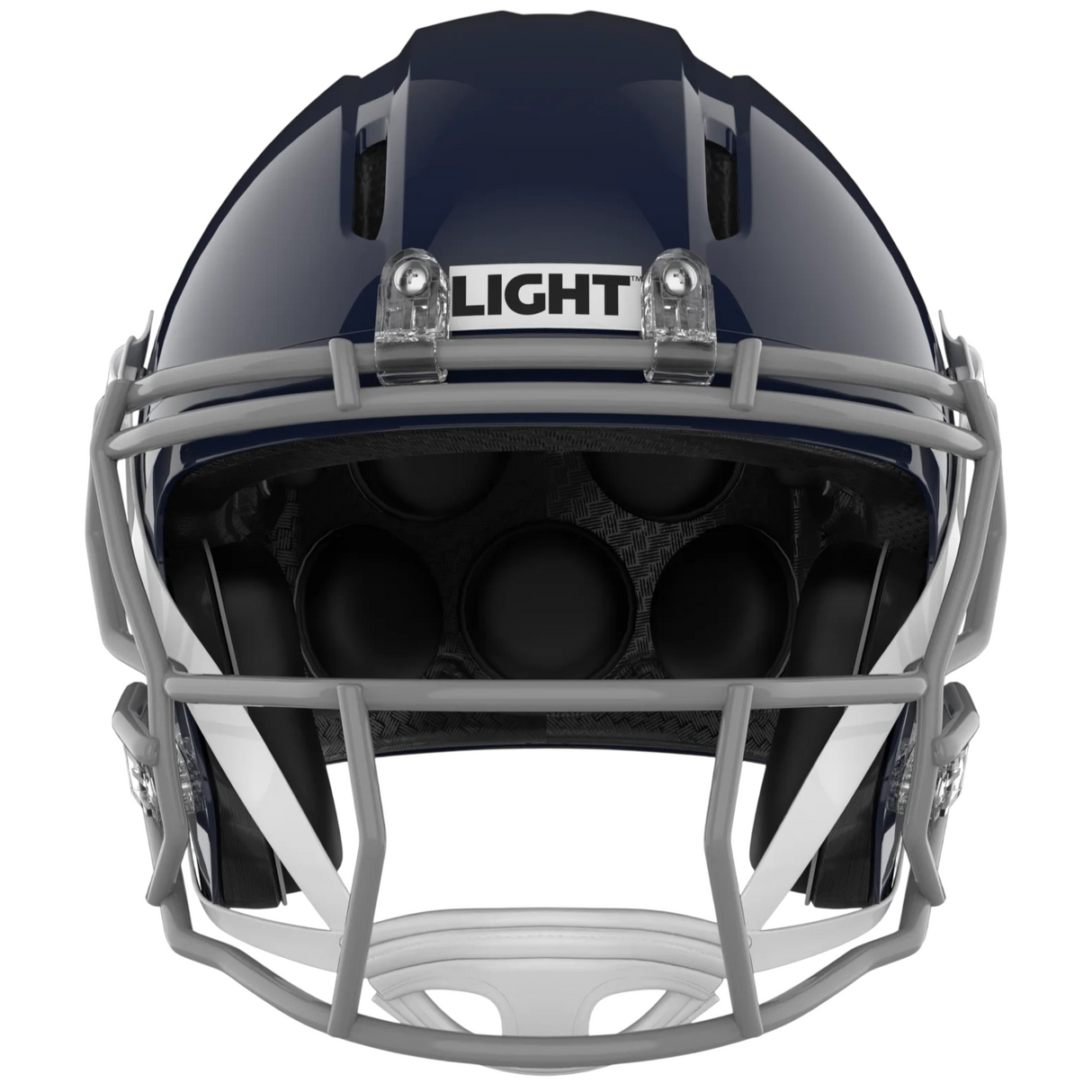 Light Helmets Youth Apache Tomahawk Football Helmet With Attached Facemask-2