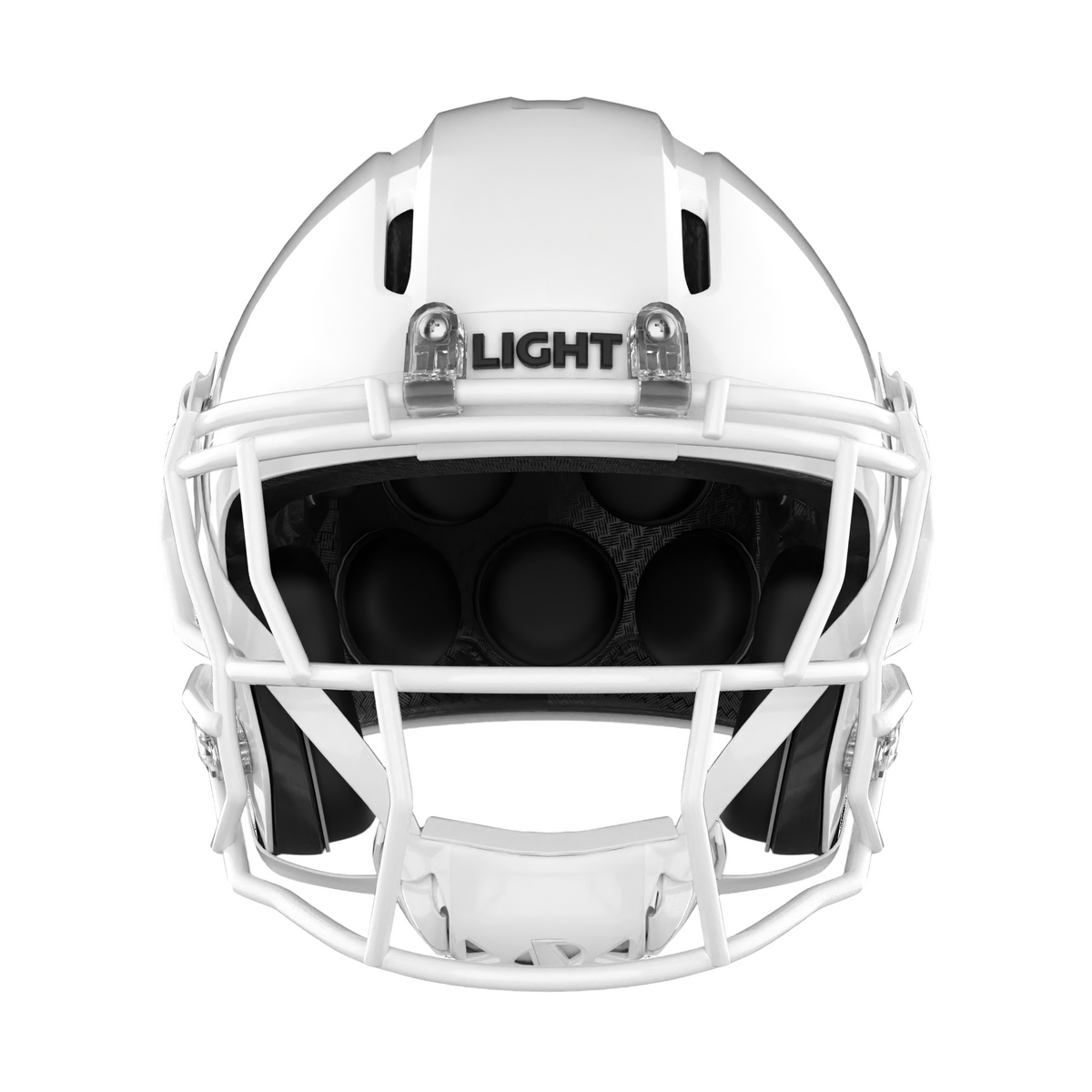 Light Helmets Adult Apache Tomahawk Football Helmet with Attached Facemask-2