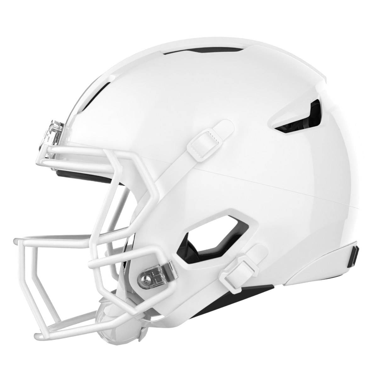 Light Helmets Adult Apache Lightning Football Helmet with Attached Facemask-3