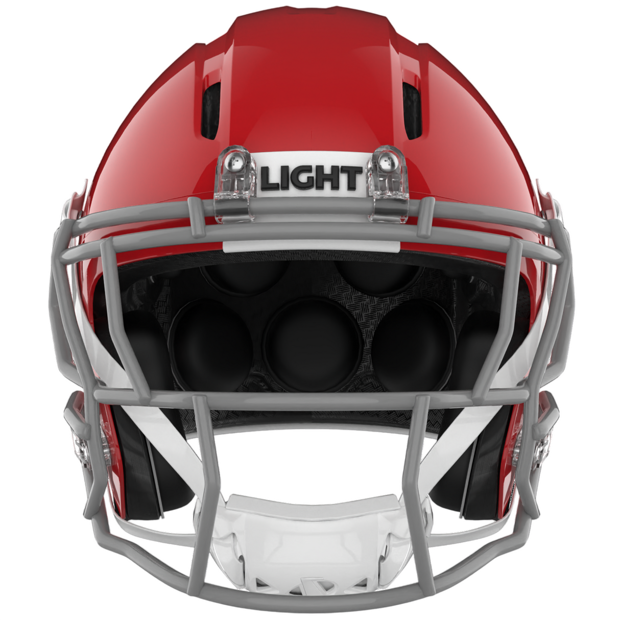 Light Helmets Adult Apache Tomahawk Football Helmet with Attached Facemask-2