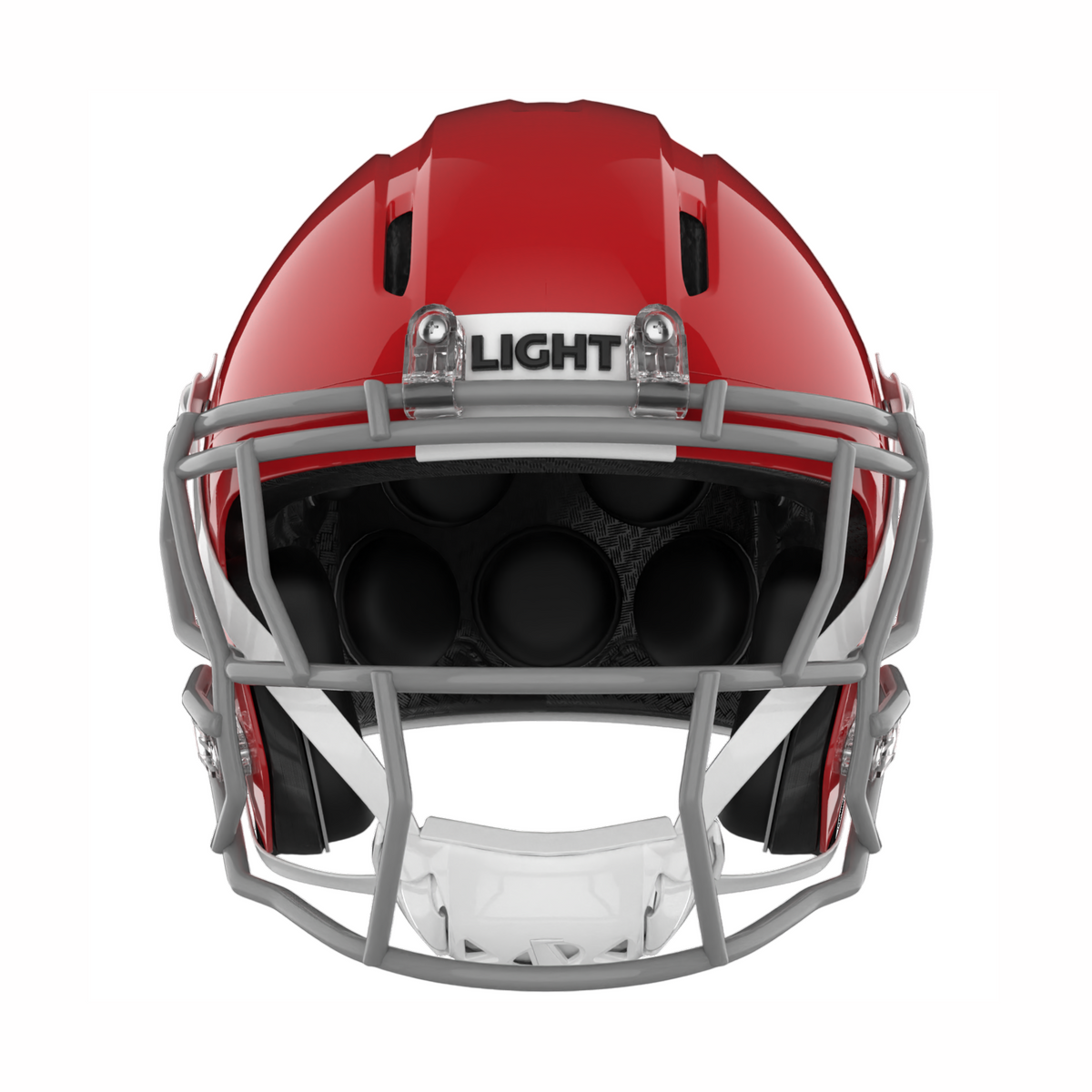 Light Helmets Adult Apache Tomahawk Football Helmet with Attached Facemask-2