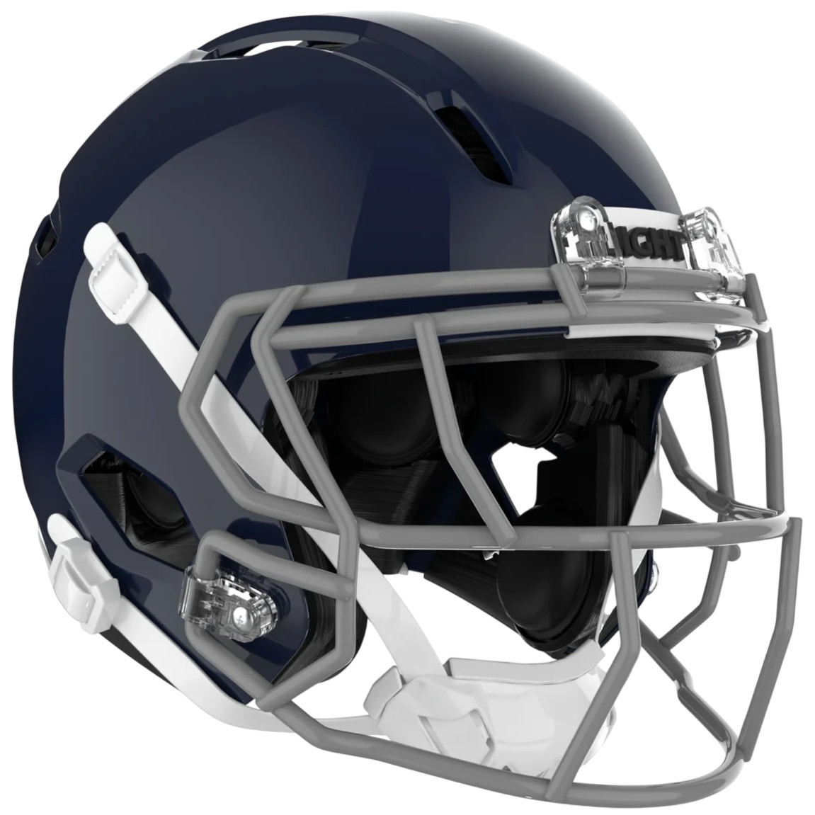 Light Helmets Adult Apache Tomahawk Football Helmet with Attached Facemask-1