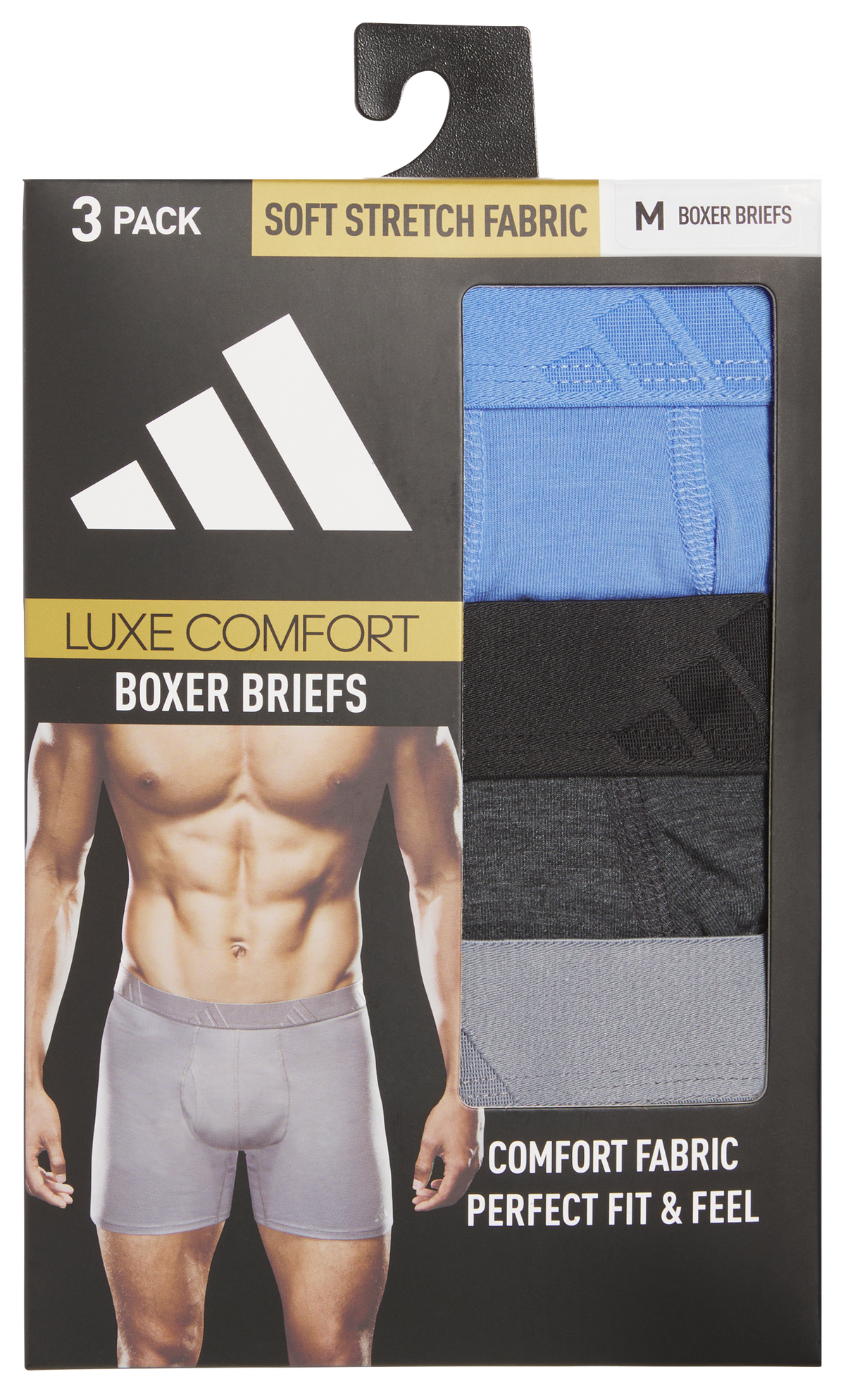 adidas Men's Luxe Comfort 3-Pack Boxer Brief-9