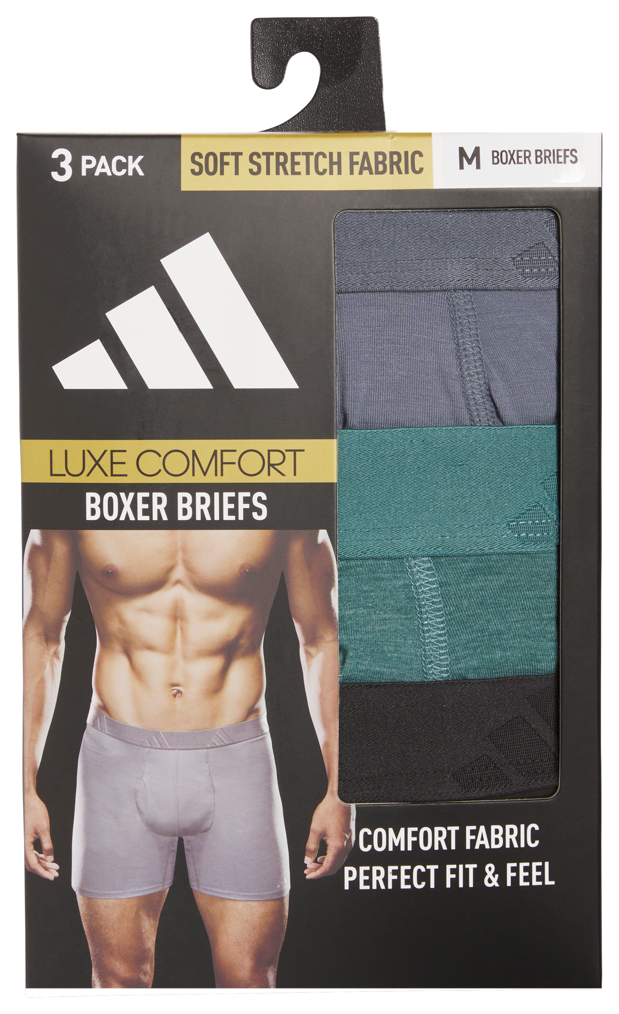 adidas Men's Luxe Comfort 3-Pack Boxer Brief-9