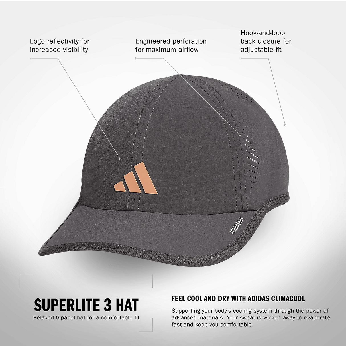 adidas Women's Superlite 3 Hat-2