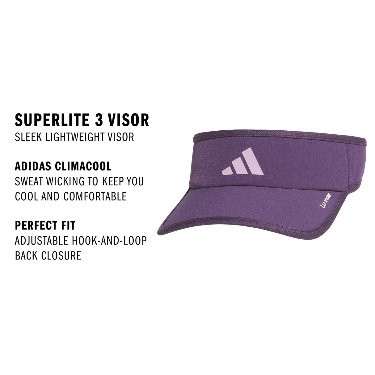 adidas Women's Superlite 3 Visor-2