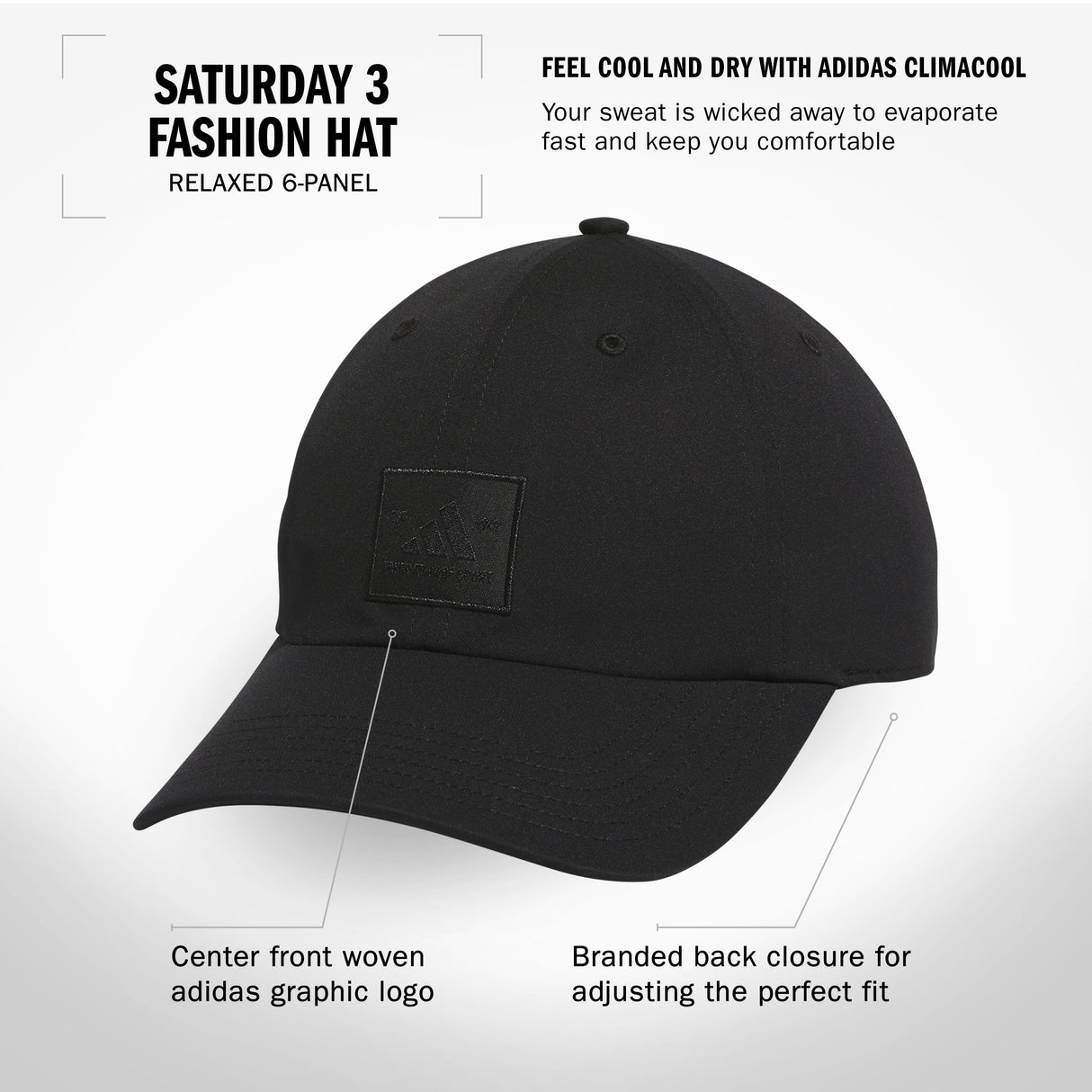 adidas Women's Saturday 3 Fashion Hat-2