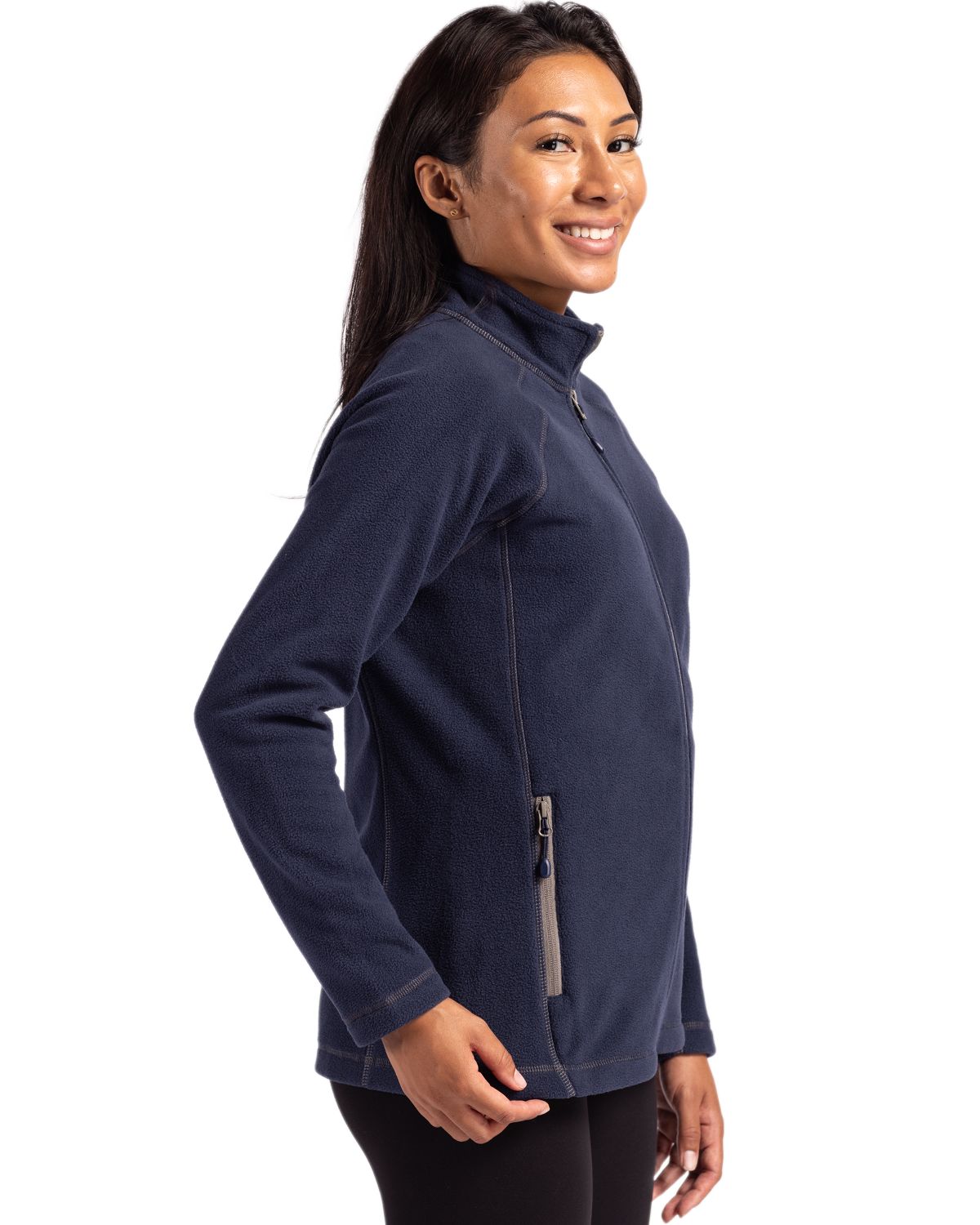 Clique Women's Powder Recycled Fleece Full Zip Jacket-2