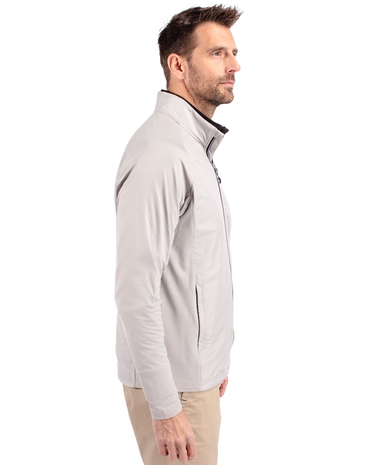 Cutter & Buck Men's Adapt Big & Tall Hybrid Full Zip Jacket-3