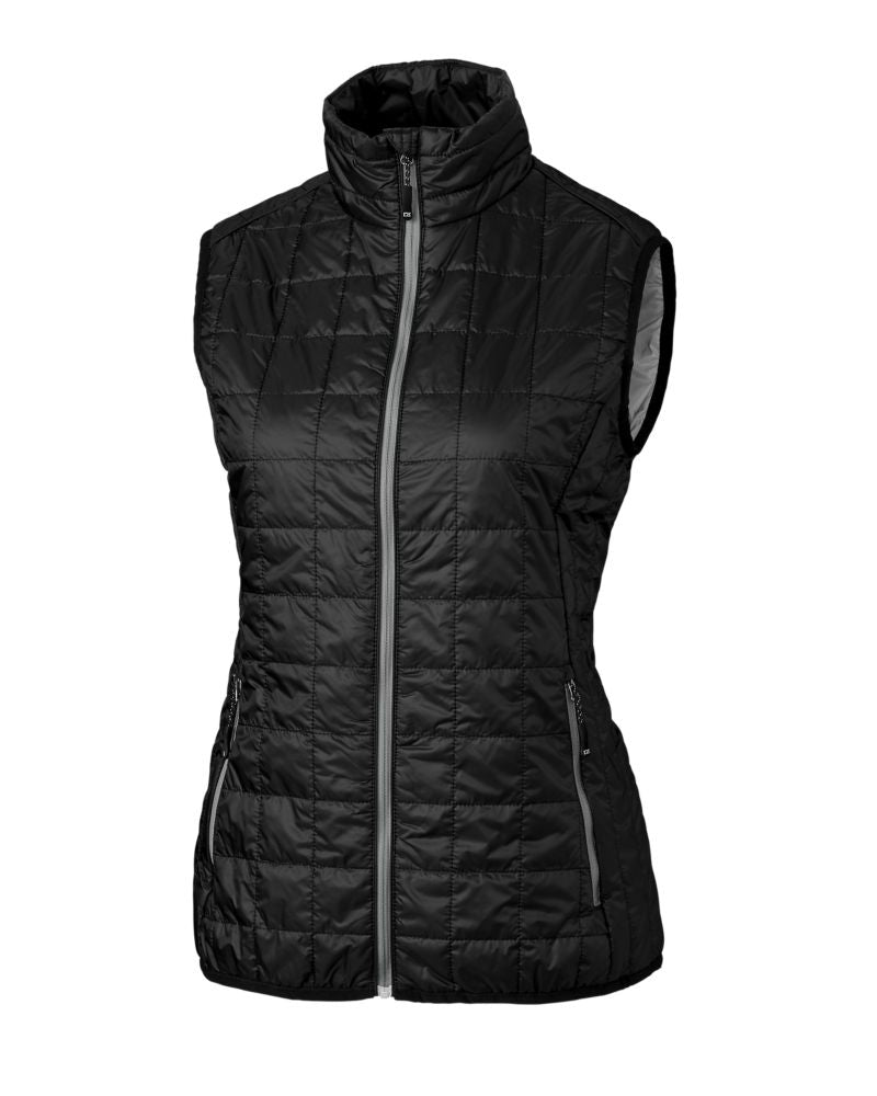 Cutter & Buck Women's Rainier Recycled Insulated Puffer Full Zip Vest-8