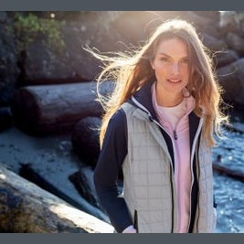Cutter & Buck Women's Rainier Recycled Insulated Puffer Full Zip Vest-3