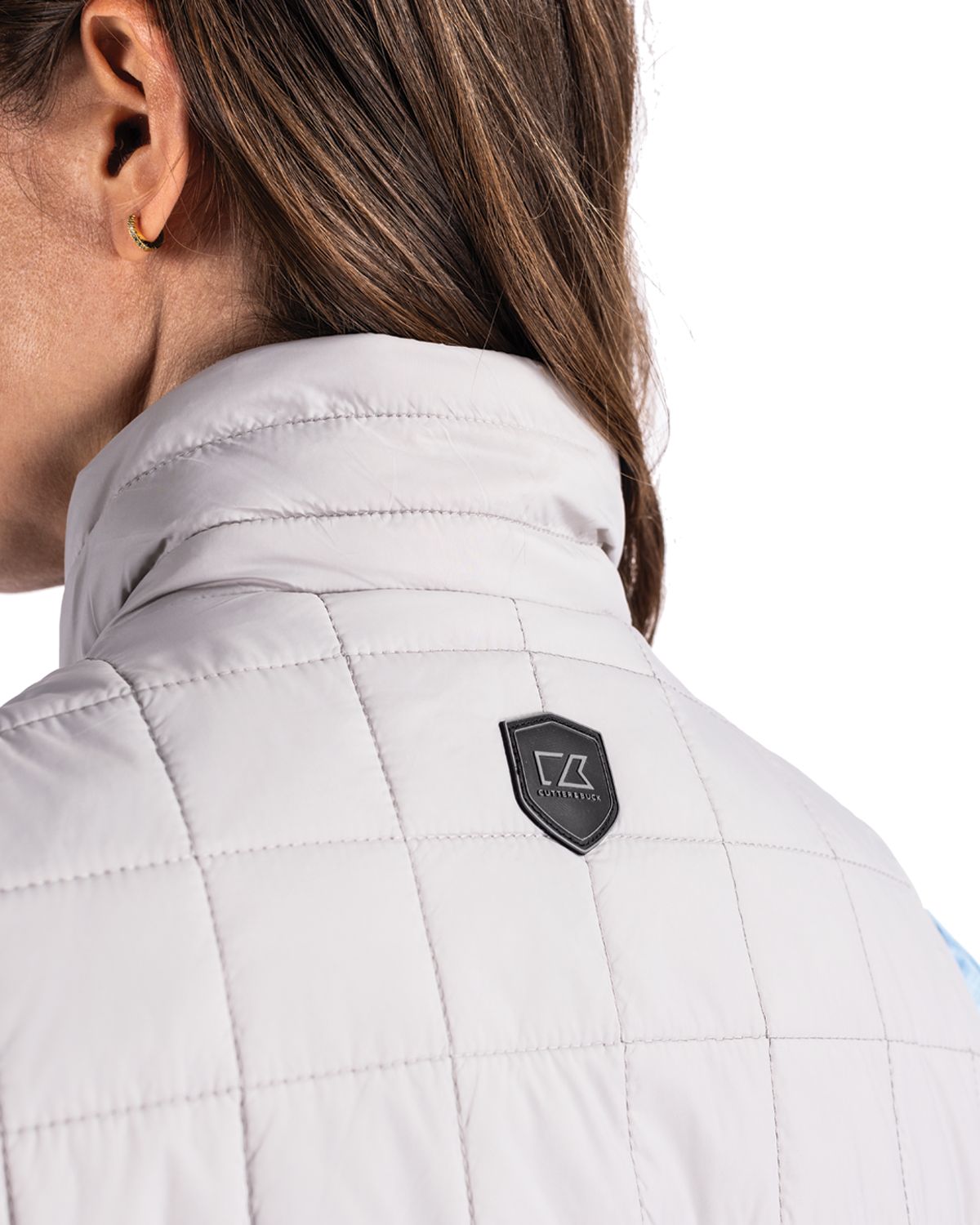 Cutter & Buck Women's Rainier Recycled Insulated Puffer Full Zip Vest-5