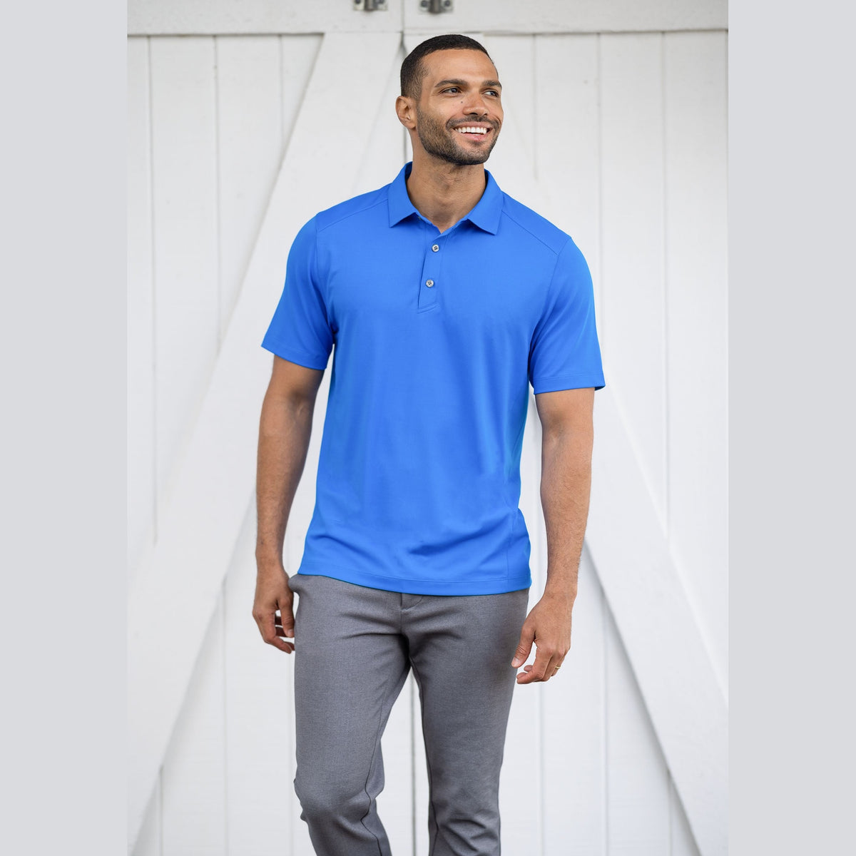 Cutter & Buck Men's Forge Recycled Four-Way Stretch Polo-4