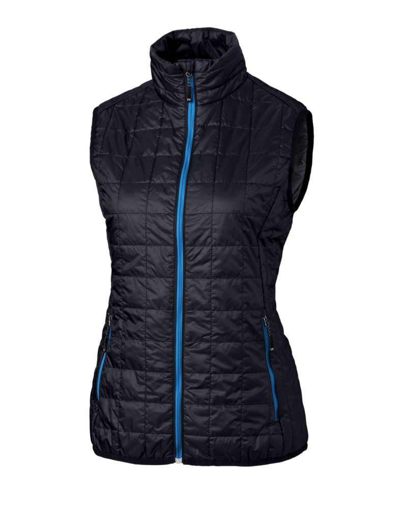 Cutter & Buck Women's Rainier Recycled Insulated Puffer Full Zip Vest-6