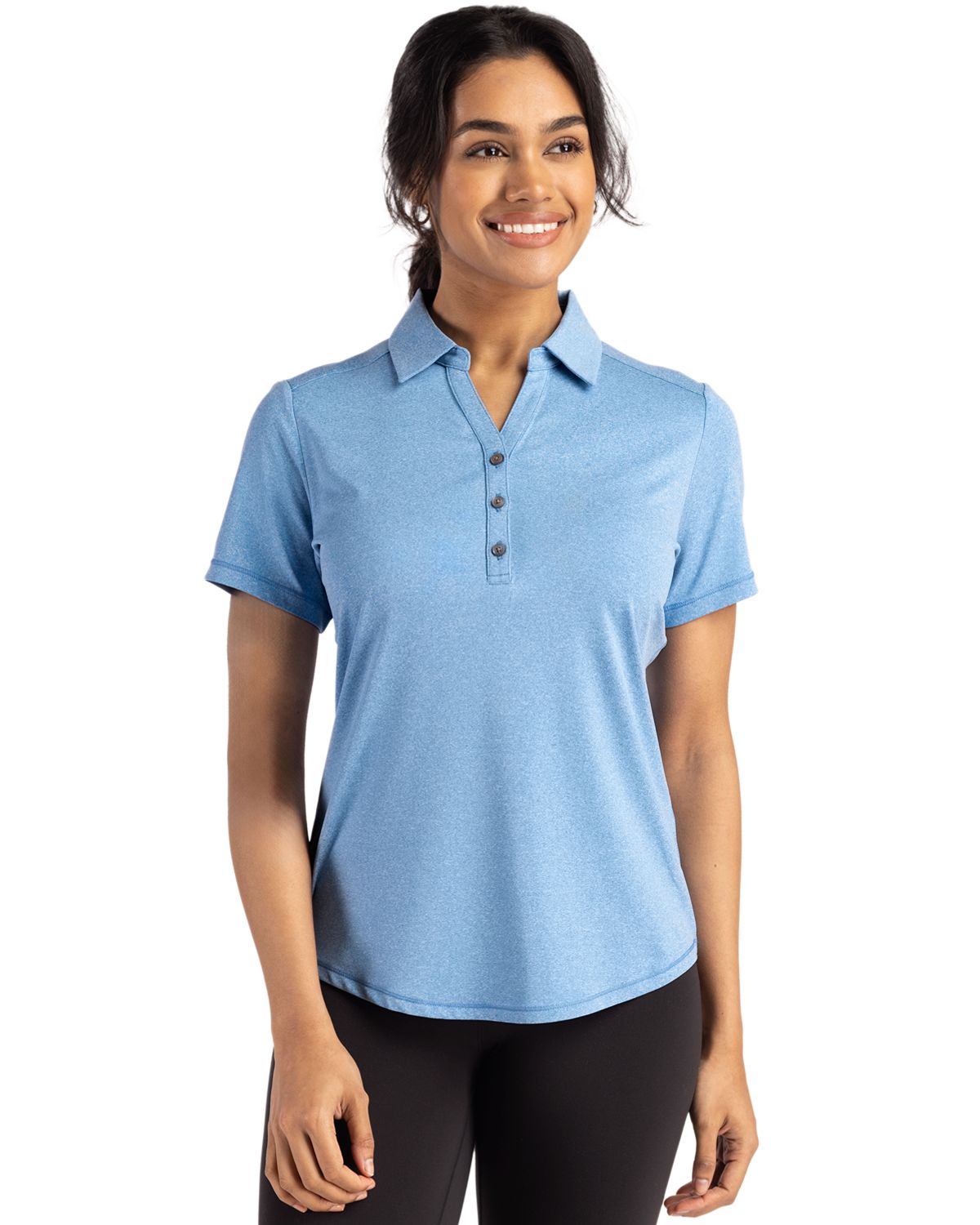 Cutter & Buck Women's Forge Recycled Four-Way Stretch Polo-2