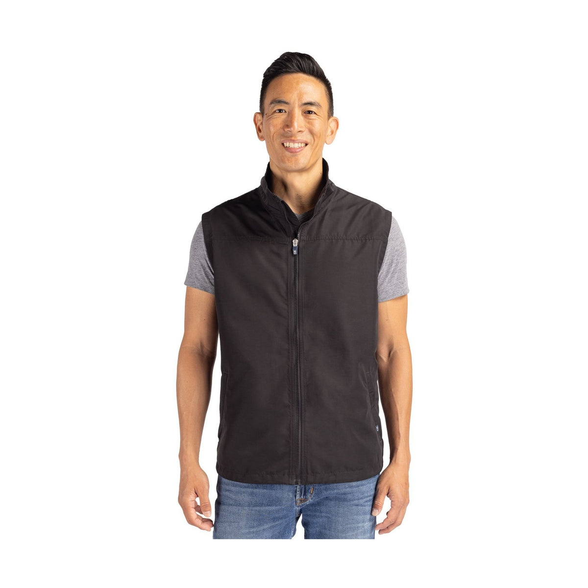 Cutter & Buck Men's Charter Big & Tall Full Zip Vest-1