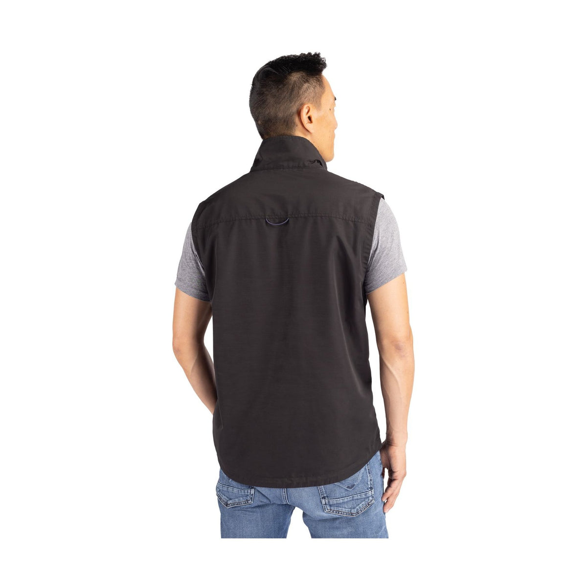 Cutter & Buck Men's Charter Big & Tall Full Zip Vest-5