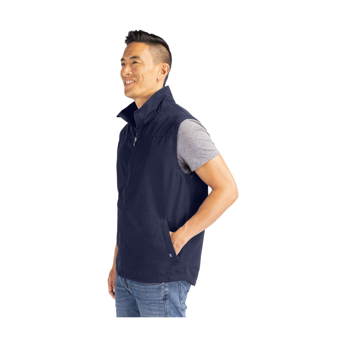 Cutter & Buck Men's Charter Big & Tall Full Zip Vest-2