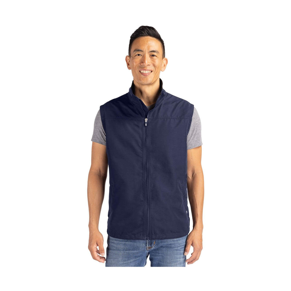 Cutter & Buck Men's Charter Big & Tall Full Zip Vest-1