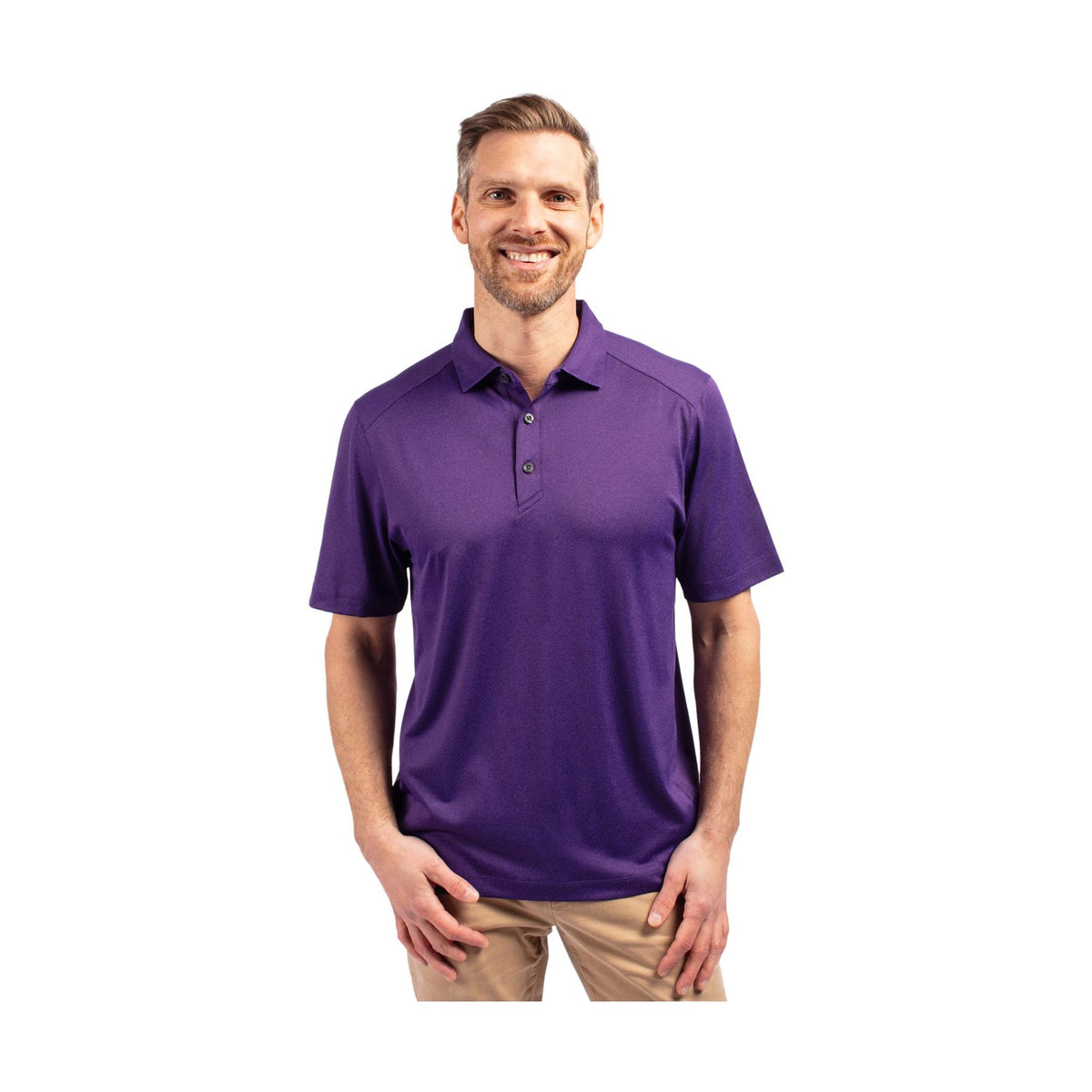 Cutter & Buck Men's Forge Recycled Four-Way Stretch Polo-1