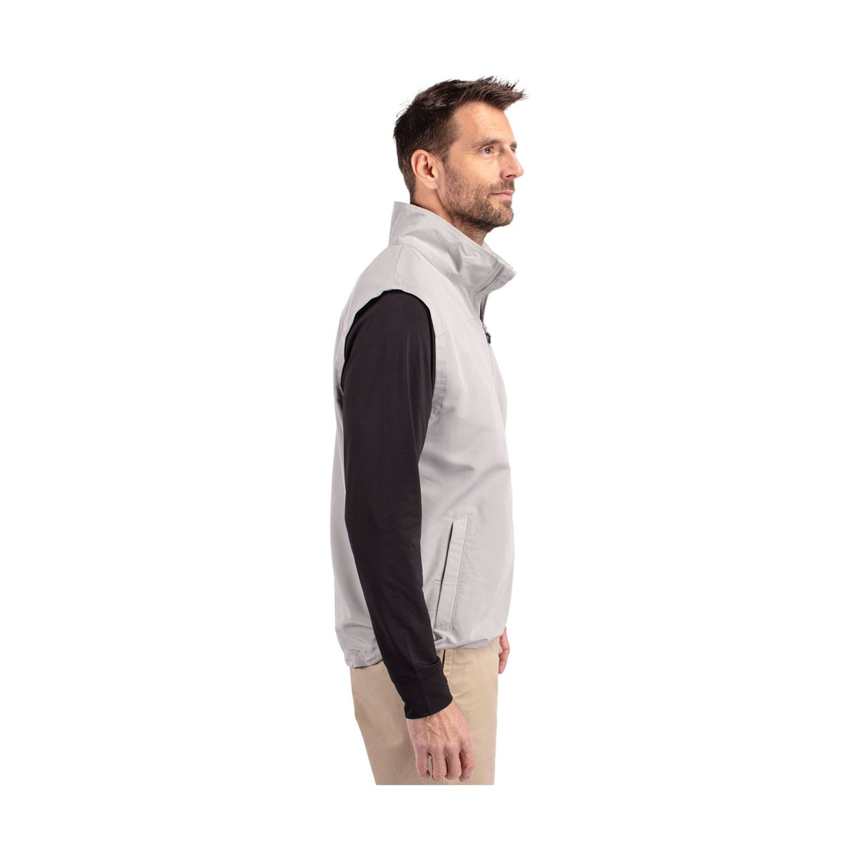 Cutter & Buck Men's Charter Big & Tall Full Zip Vest-7