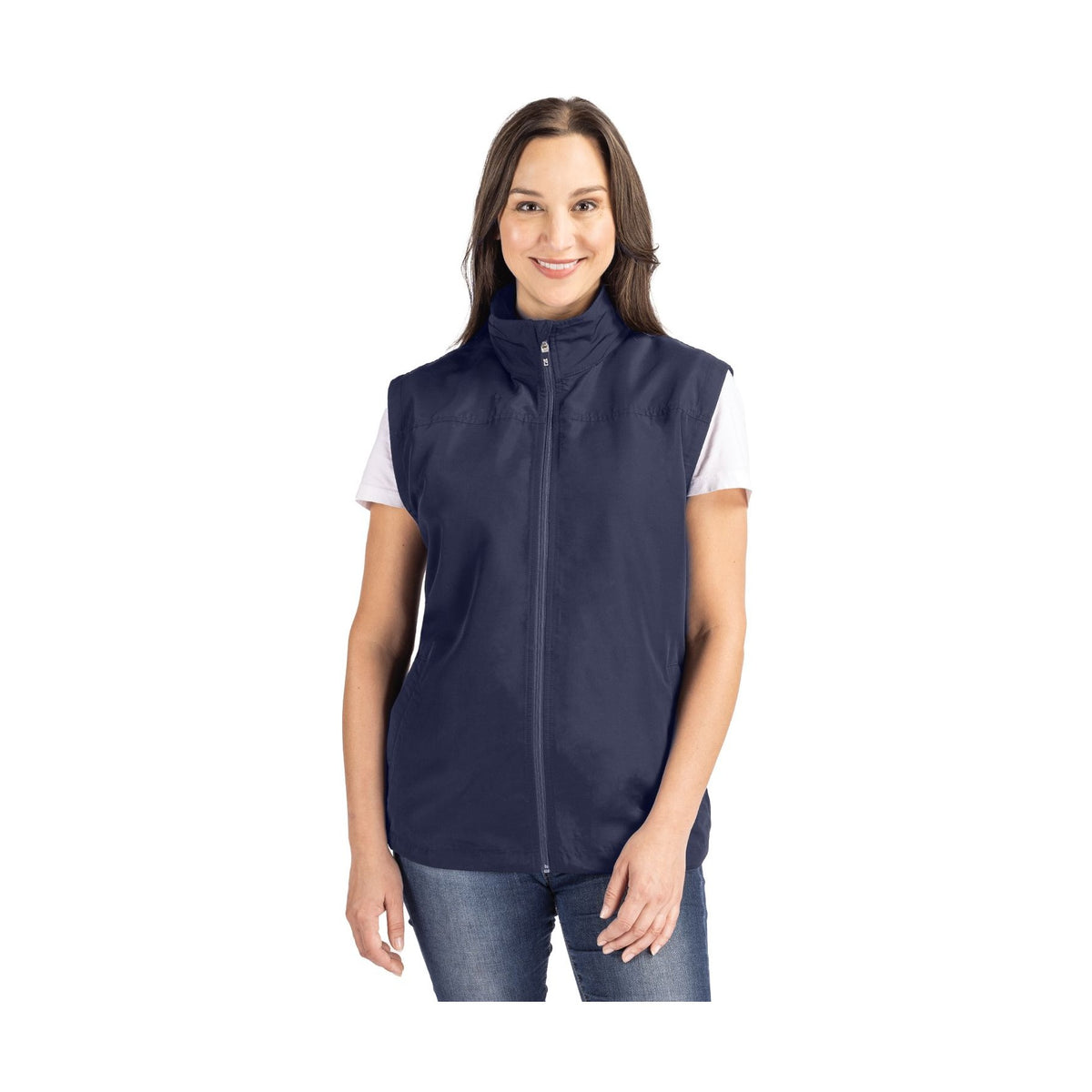 Cutter & Buck Women's Charter Packable Full Zip Vest-1