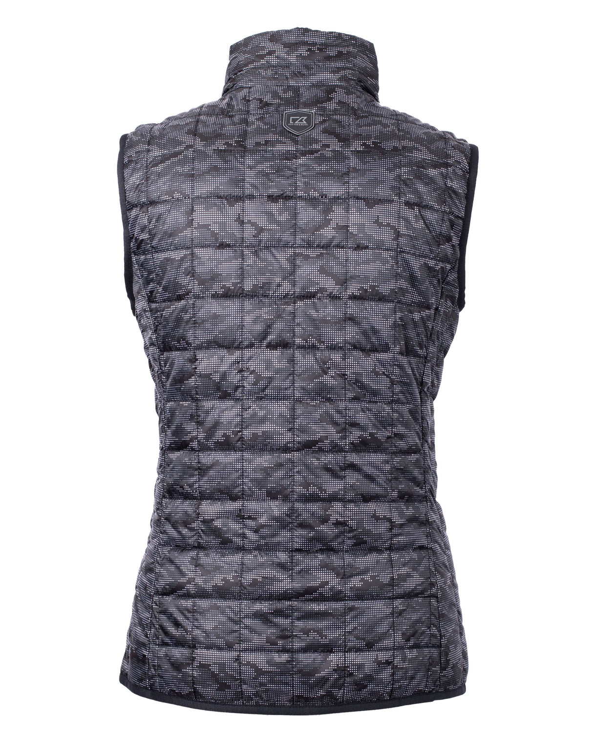 Cutter & Buck Women's Rainier Recycled Insulated Printed Puffer Full Zip Vest-7