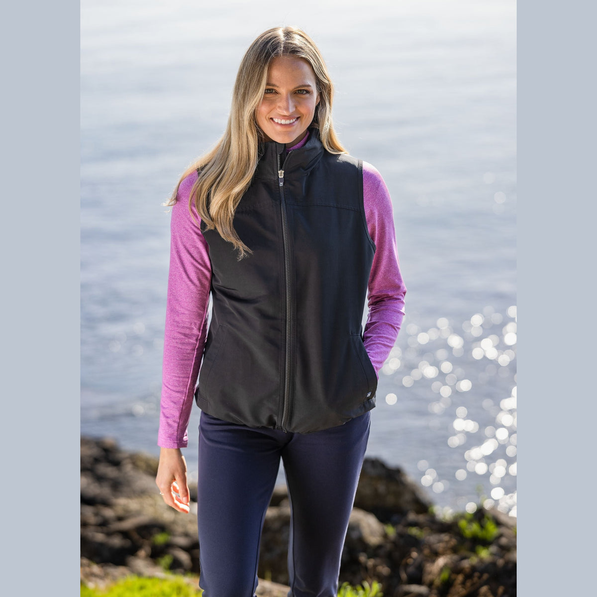 Cutter & Buck Women's Charter Packable Full Zip Vest-2