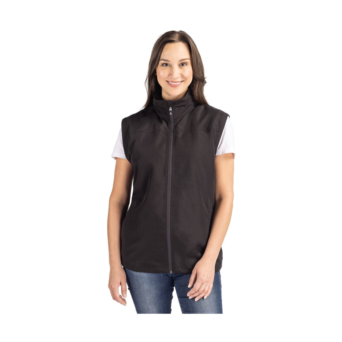 Cutter & Buck Women's Charter Packable Full Zip Vest-1