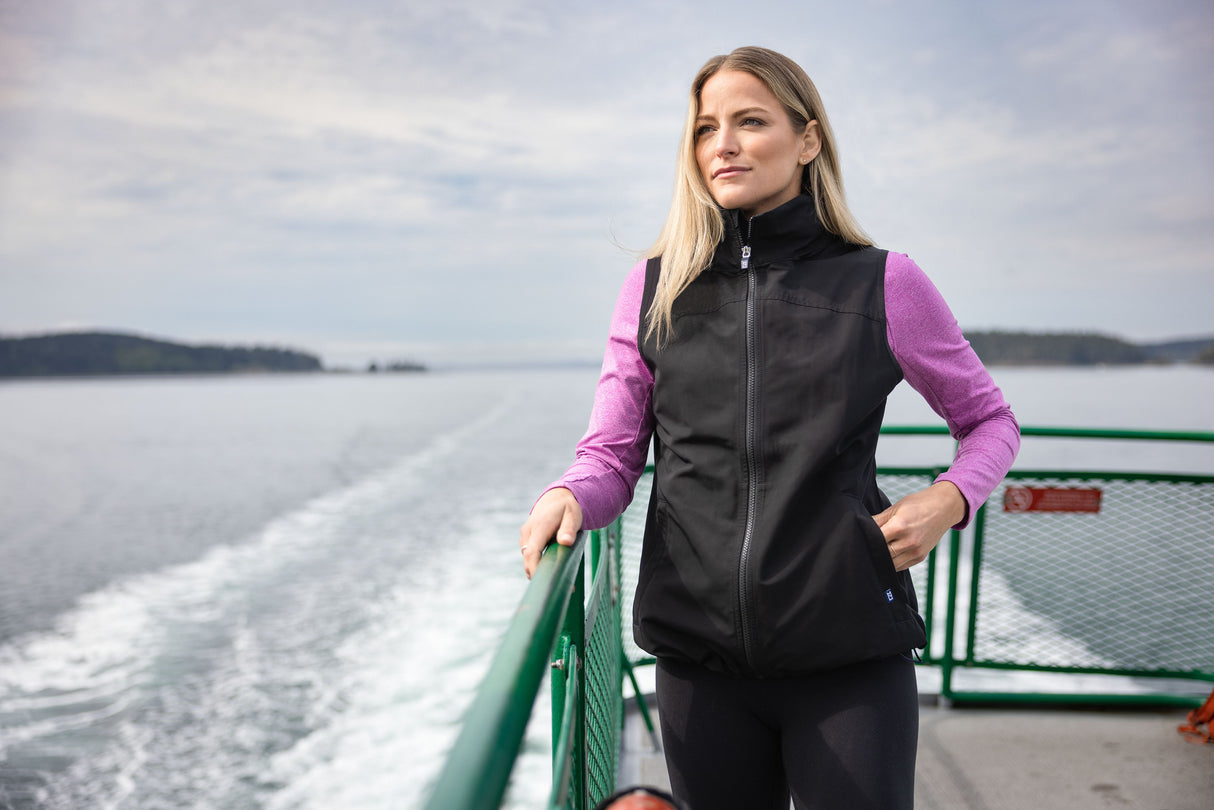 Cutter & Buck Women's Charter Packable Full Zip Vest-15