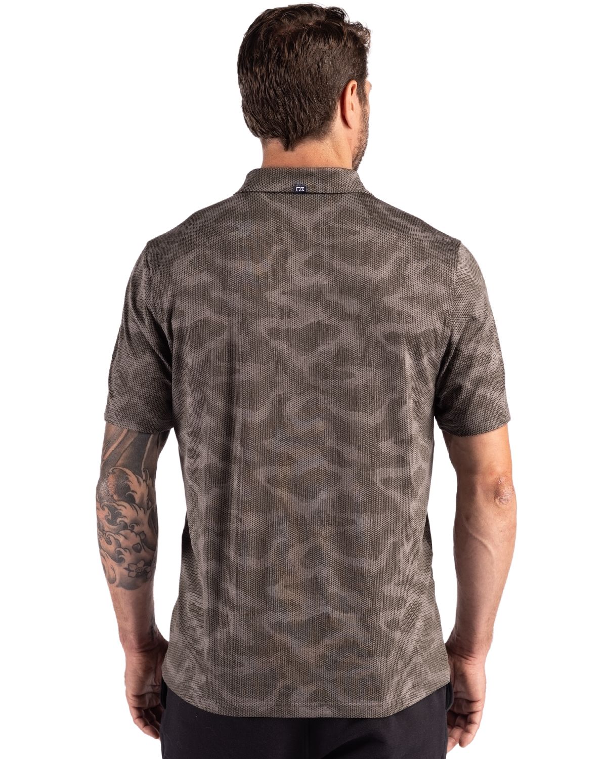 Cutter & Buck Men's Coastline Recycled Double Peached Camo Print Polo-3