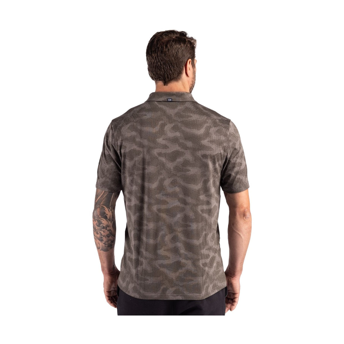 Cutter & Buck Men's Coastline Recycled Double Peached Camo Print Polo-3