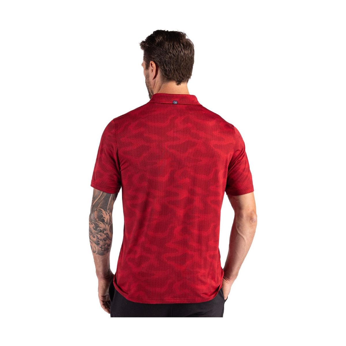 Cutter & Buck Men's Coastline Recycled Double Peached Camo Print Polo-2