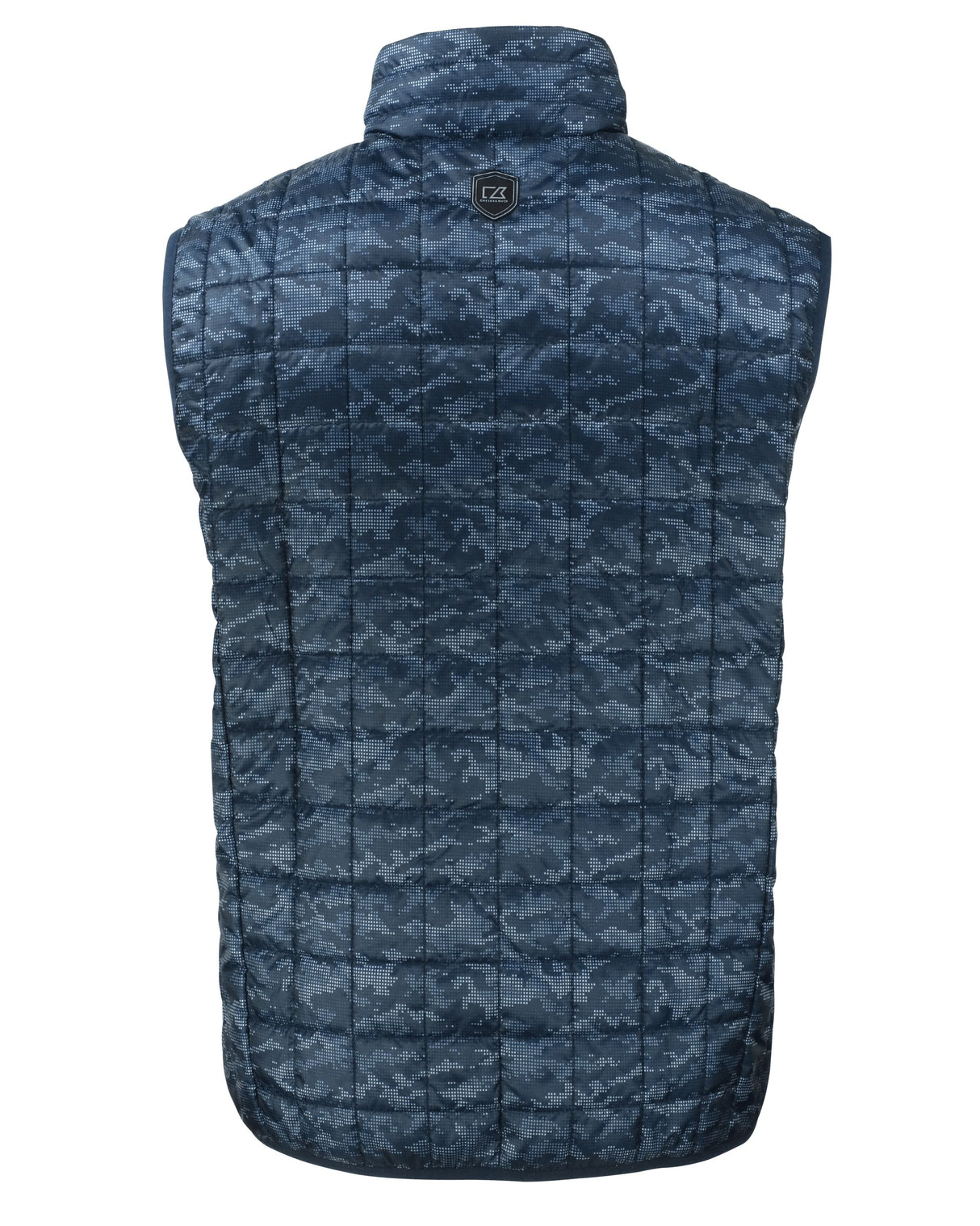 Cutter & Buck Men's Rainier Recycled Insulated Printed Puffer Full Zip Vest-3