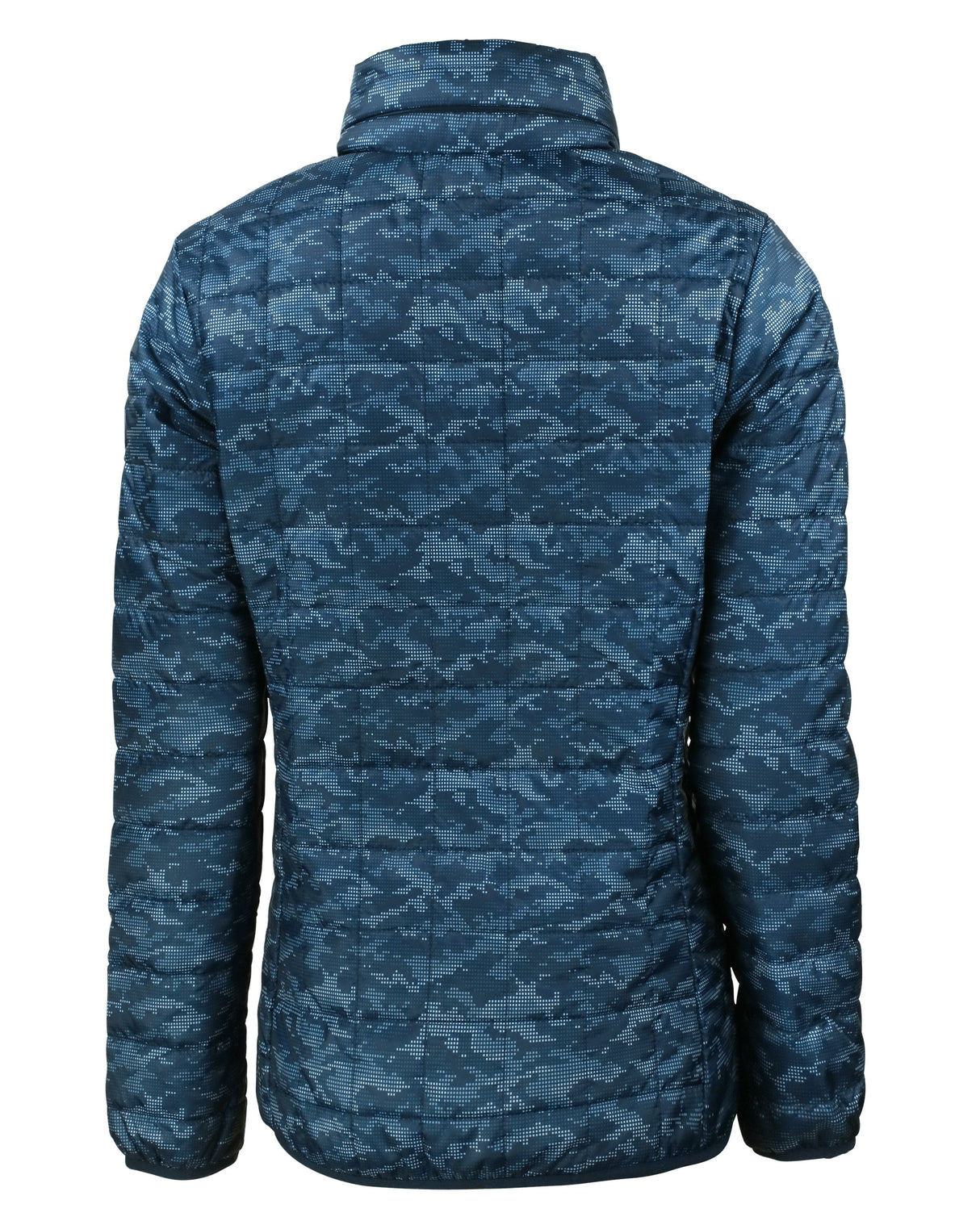 Cutter & Buck Women's Rainier Recycled Insulated Printed Puffer Full Zip Jacket-7