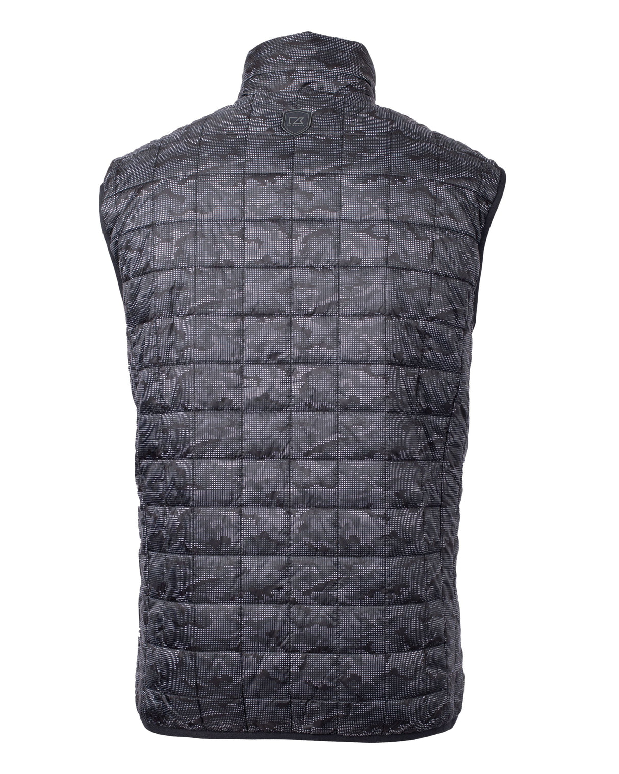 Cutter & Buck Men's Rainier Recycled Insulated Printed Puffer Full Zip Vest-9