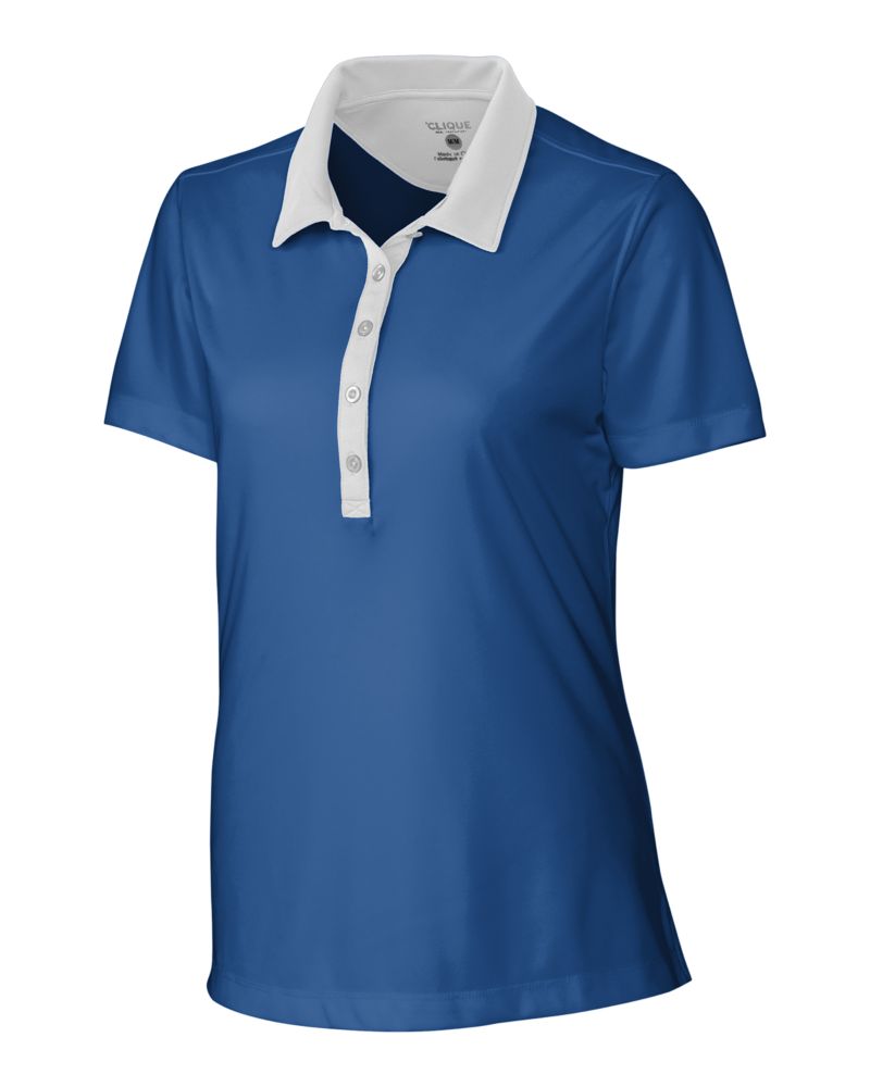 Clique Women's Parma Colorblock Tech Jersey Polo-2