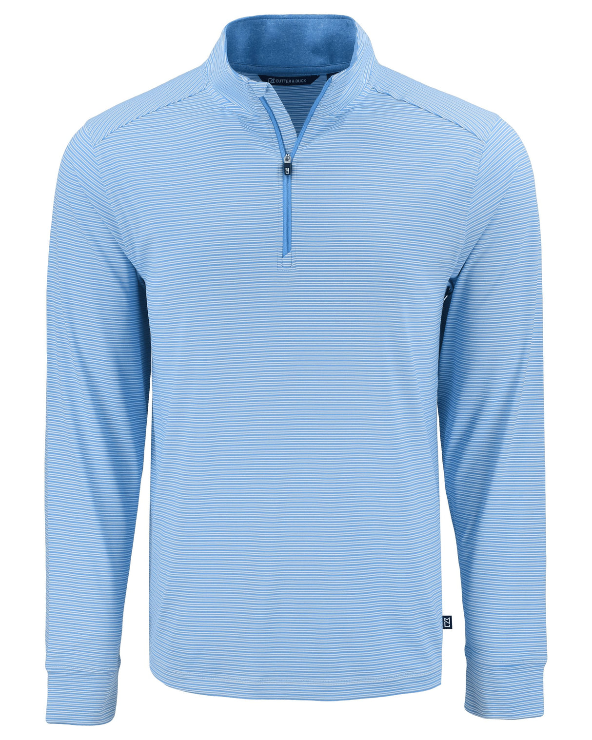 Cutter & Buck Men's Forge Recycled Double Stripe Four-Way Stretch Quarter Zip Pullover-4