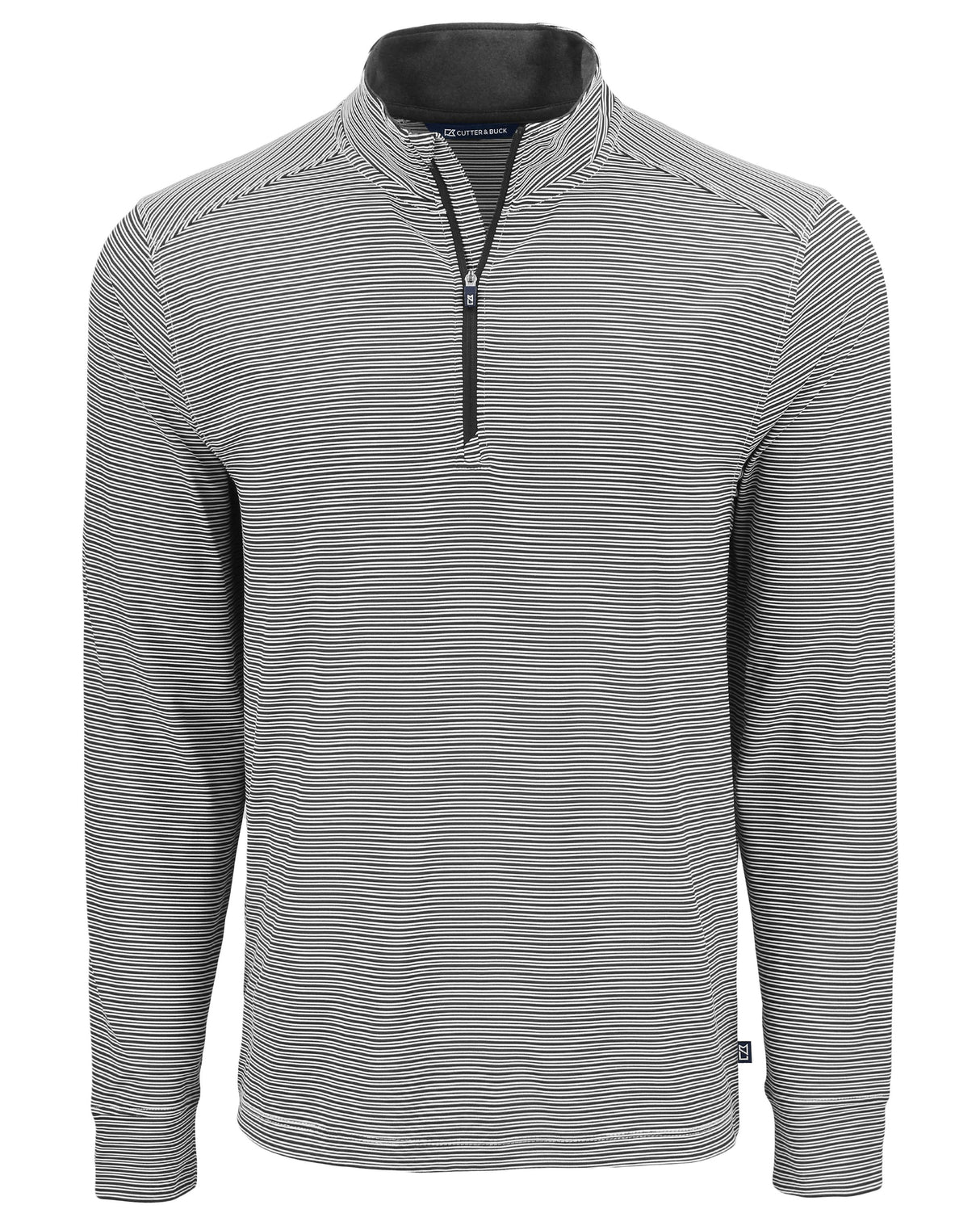 Cutter & Buck Men's Forge Recycled Double Stripe Four-Way Stretch Quarter Zip Pullover-4