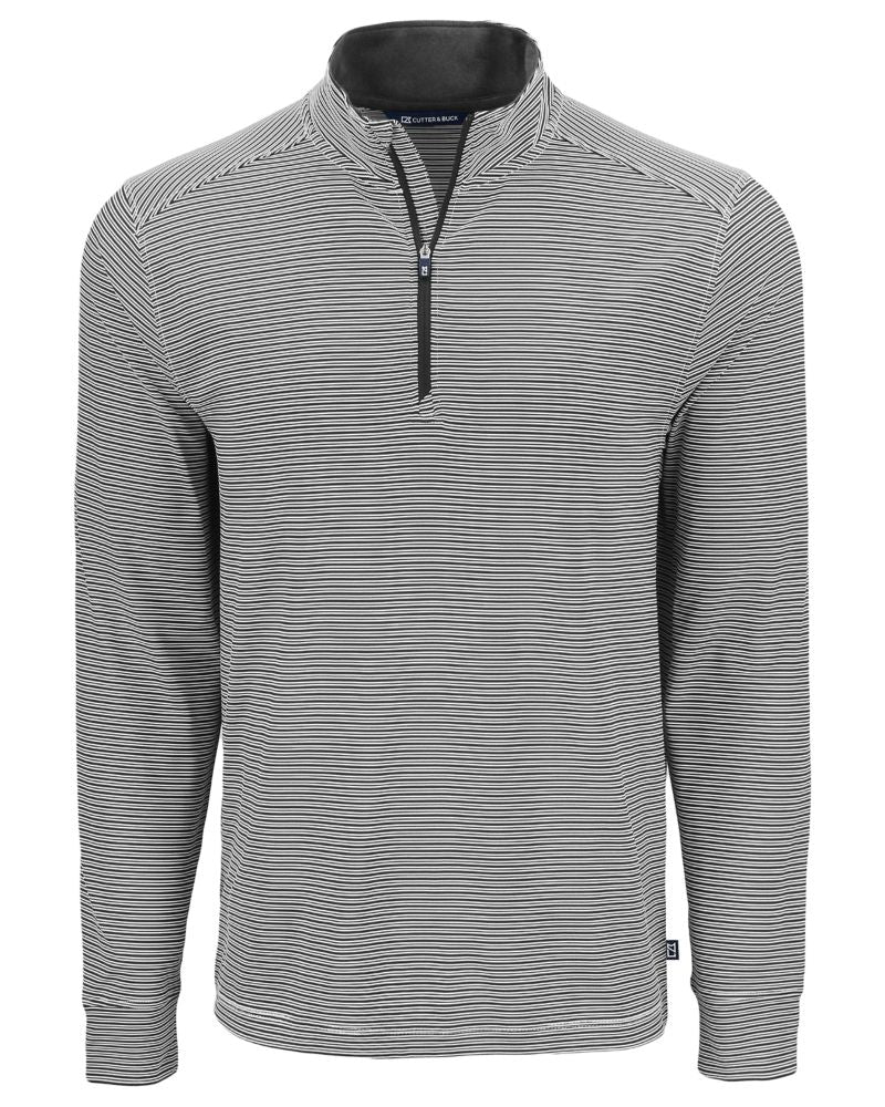 Cutter & Buck Men's Forge Recycled Double Stripe Four-Way Stretch Quarter Zip Pullover-5