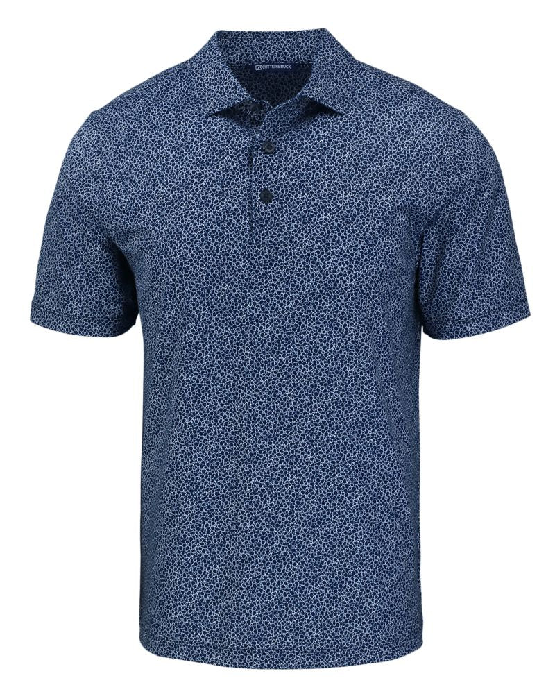 Cutter & Buck Men's Pike Recycled Pebble Print Polo-2