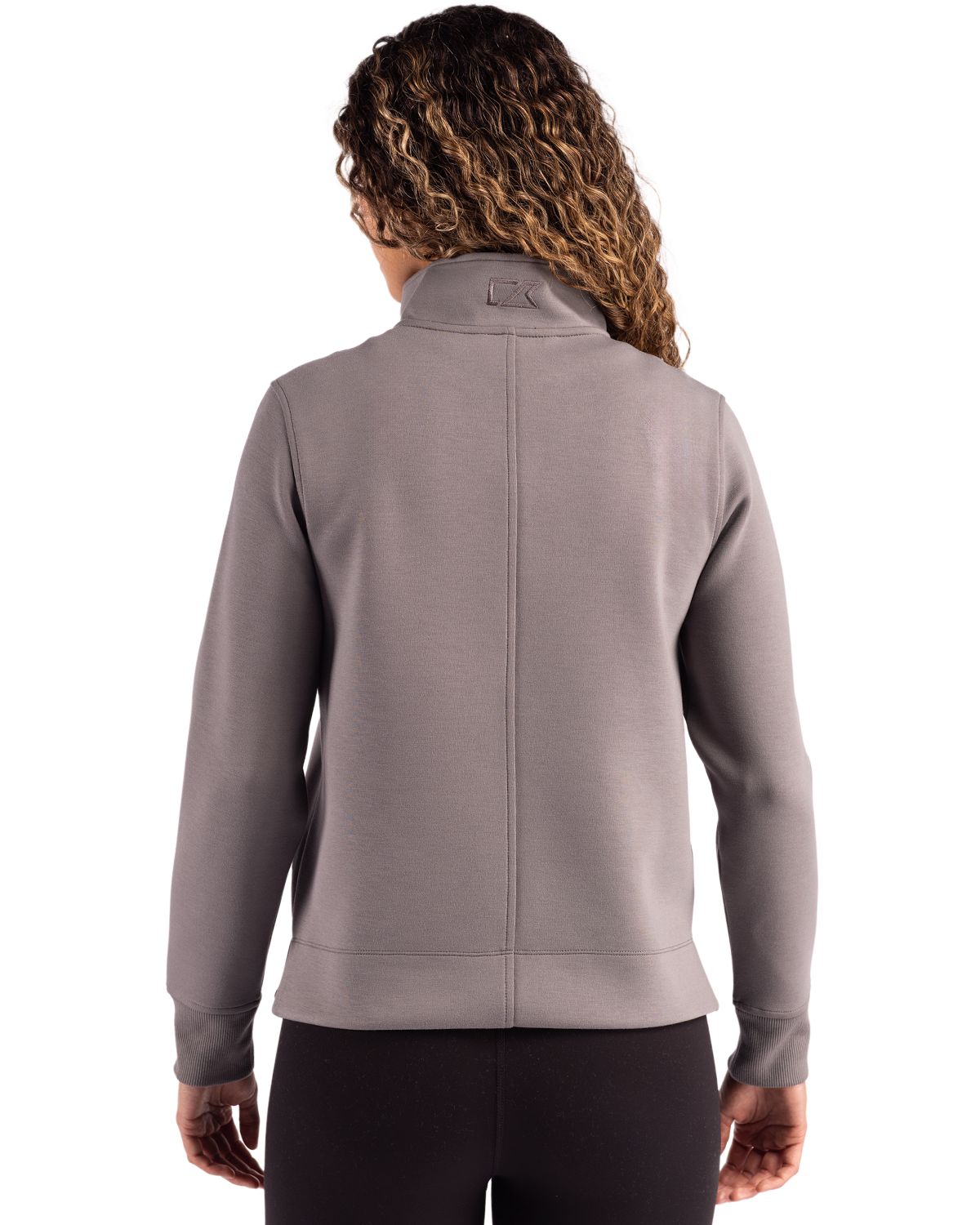 Cutter & Buck Women's Roam Recycled Buttery-Soft Knit Quarter Zip Pullover-2