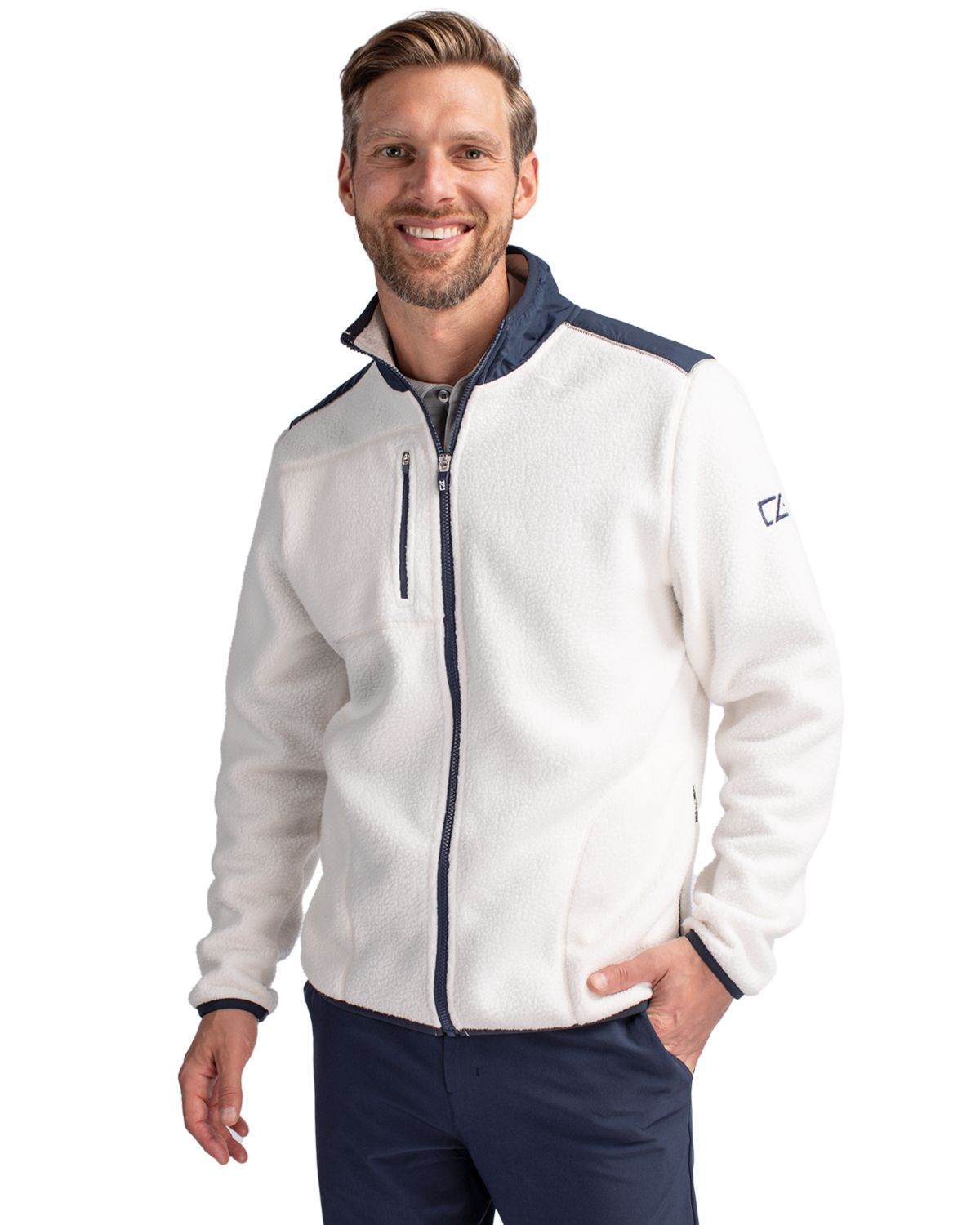 Cutter & Buck Men's Cascade Big & Tall Full Zip Jacket-8