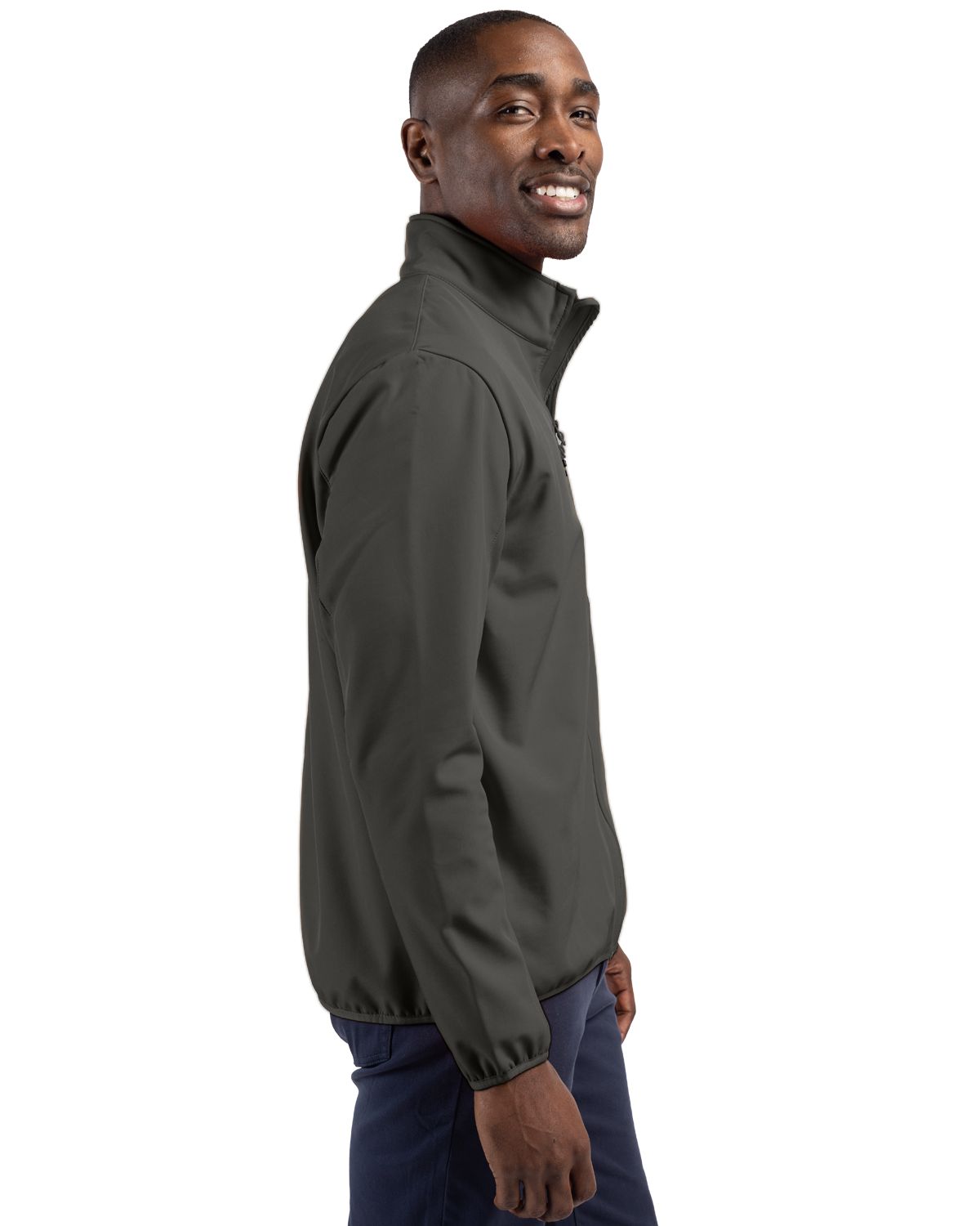 Clique Men's Trail Recycled Stretch Softshell Full Zip Jacket-5