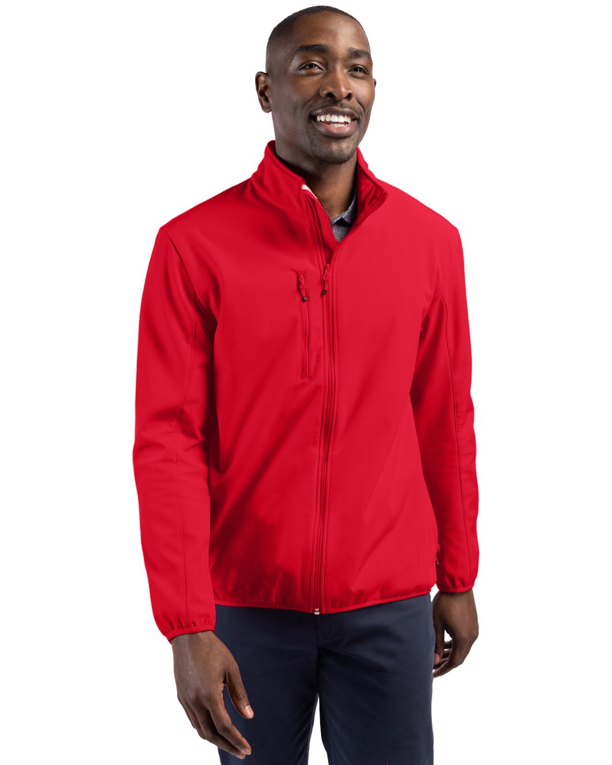Clique Men's Trail Recycled Stretch Softshell Full Zip Jacket-3