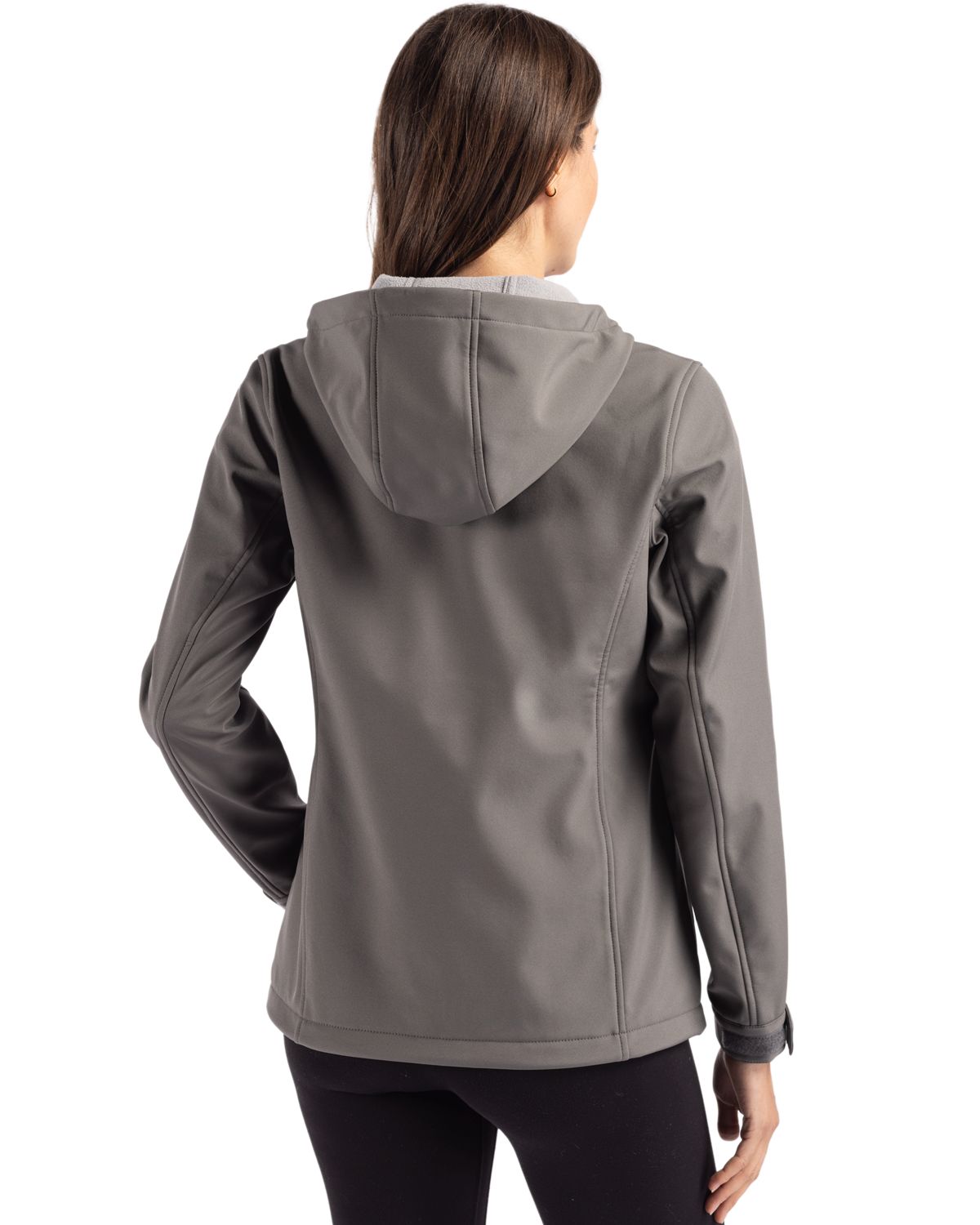 Clique Women's Telemark Recycled Stretch Softshell Full Zip Hooded Jacket-2